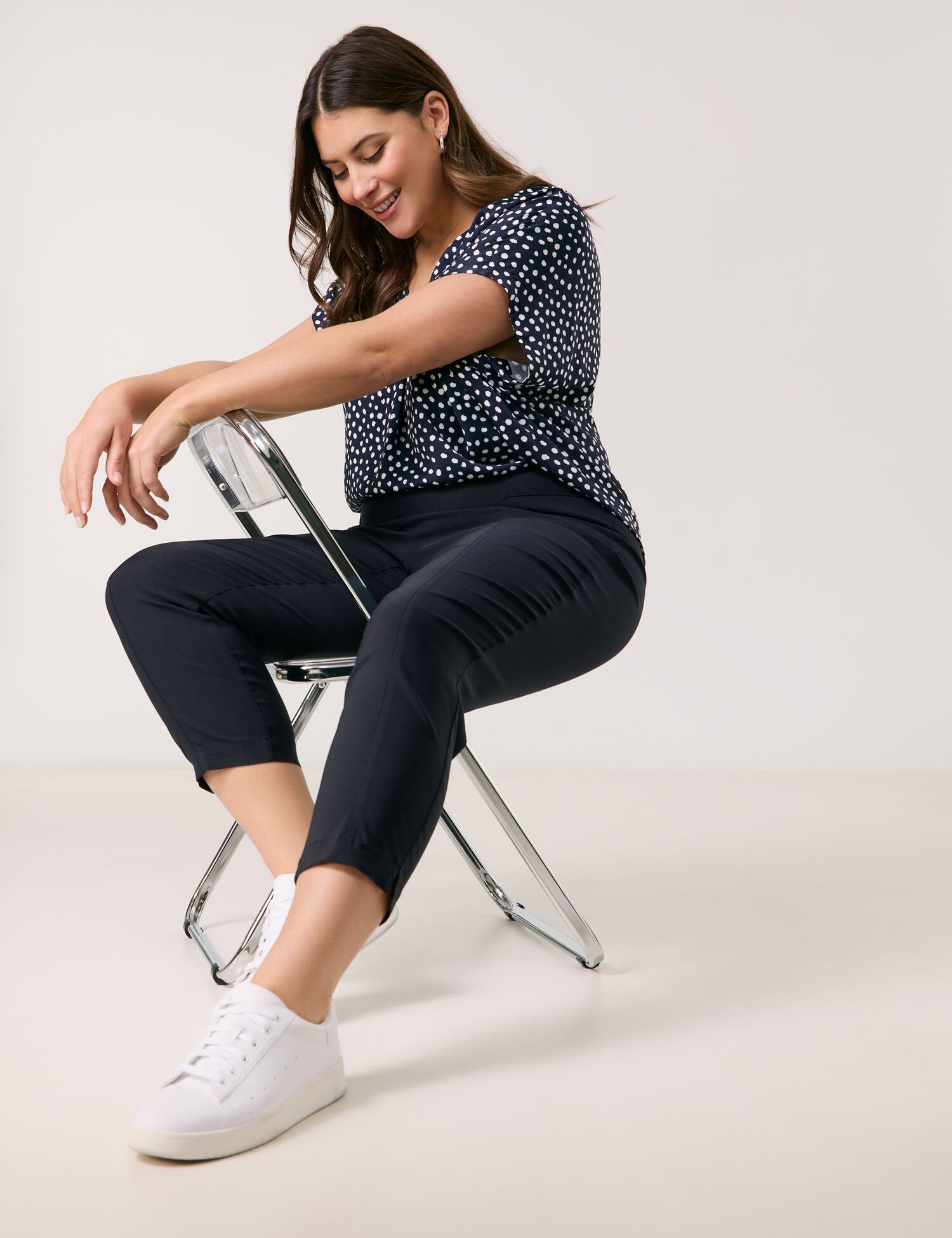 Samoon_Lucy Stretchy 3/4-Length Trousers_920975-29090_8450_08