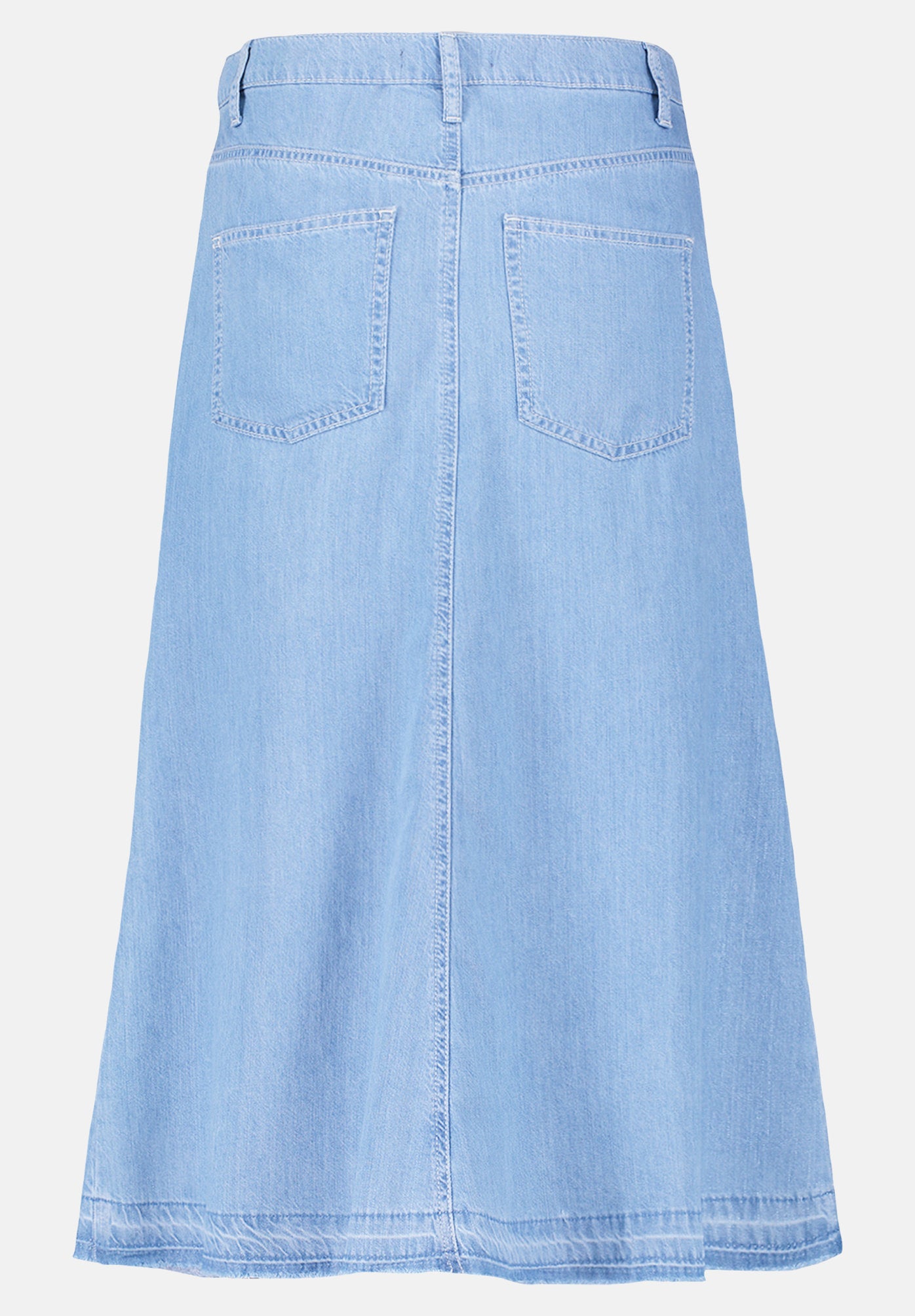 Betty Barclay_Denim Skirt with an Open Hem_9407-1105_8618_05