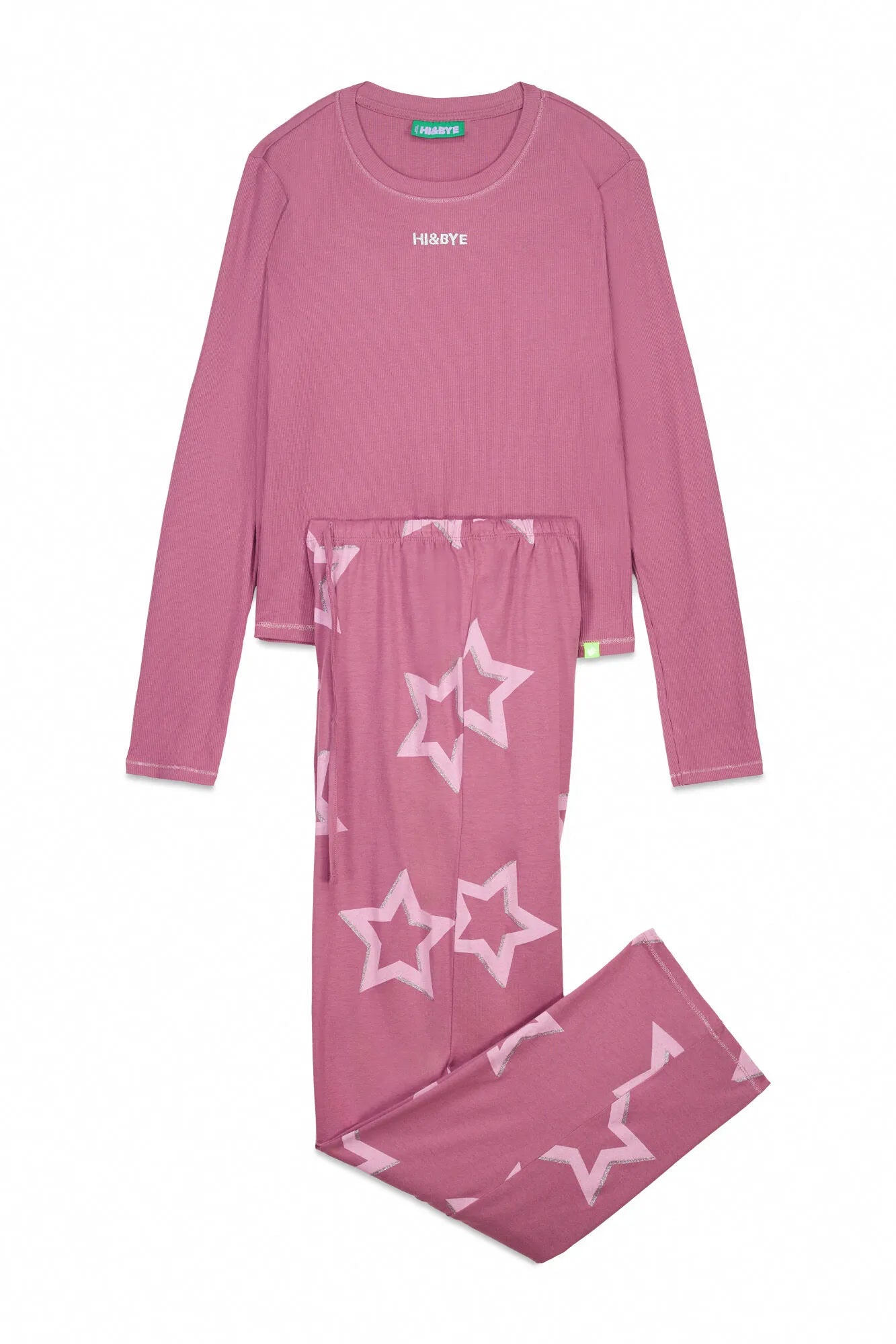 Women Secret_Pink_Long Pyjamas with Stars_9522062_72_07