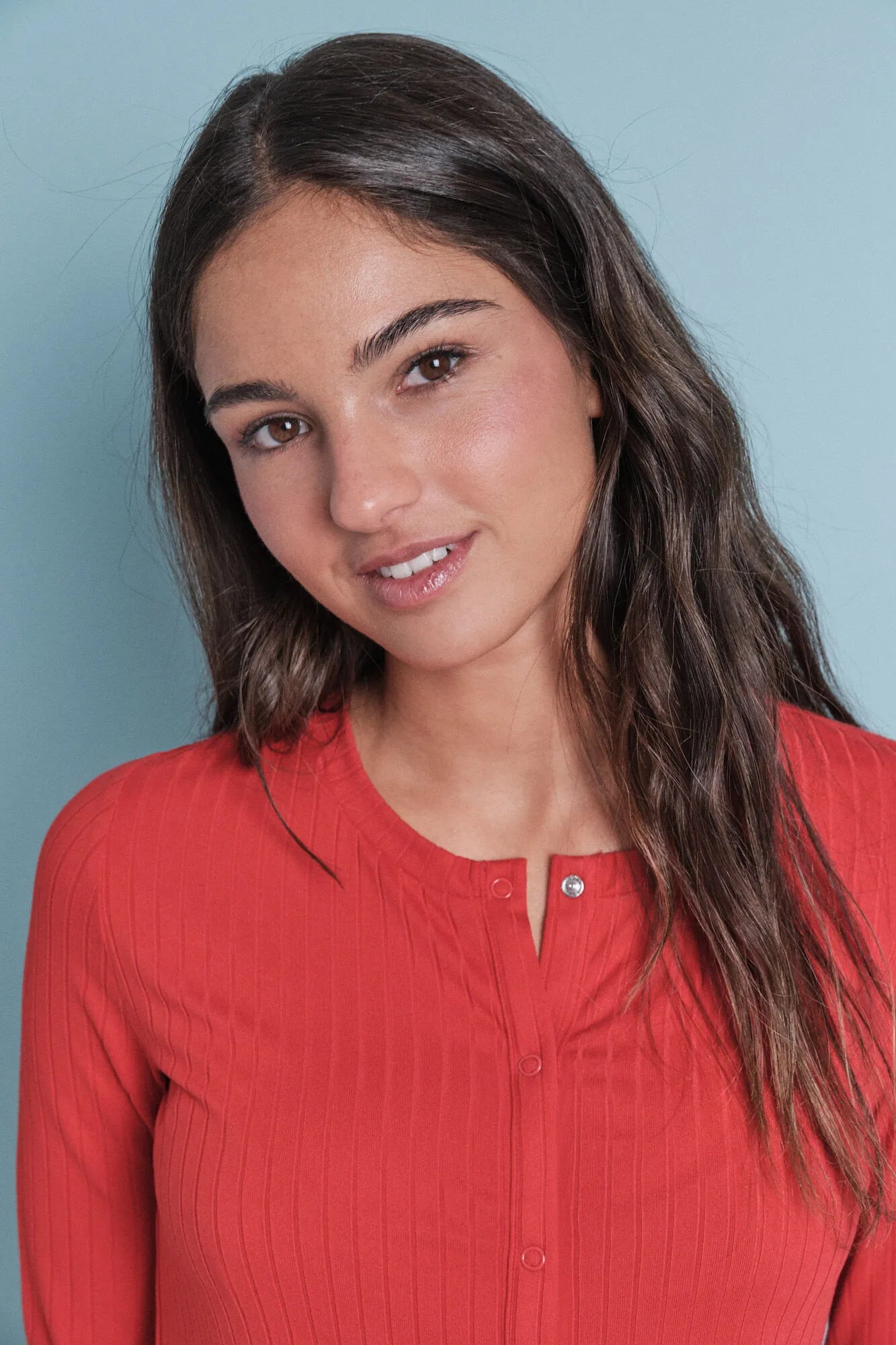 Women Secret_Red_Soft Red Ribbed Long Pajamas_9522066_60_04