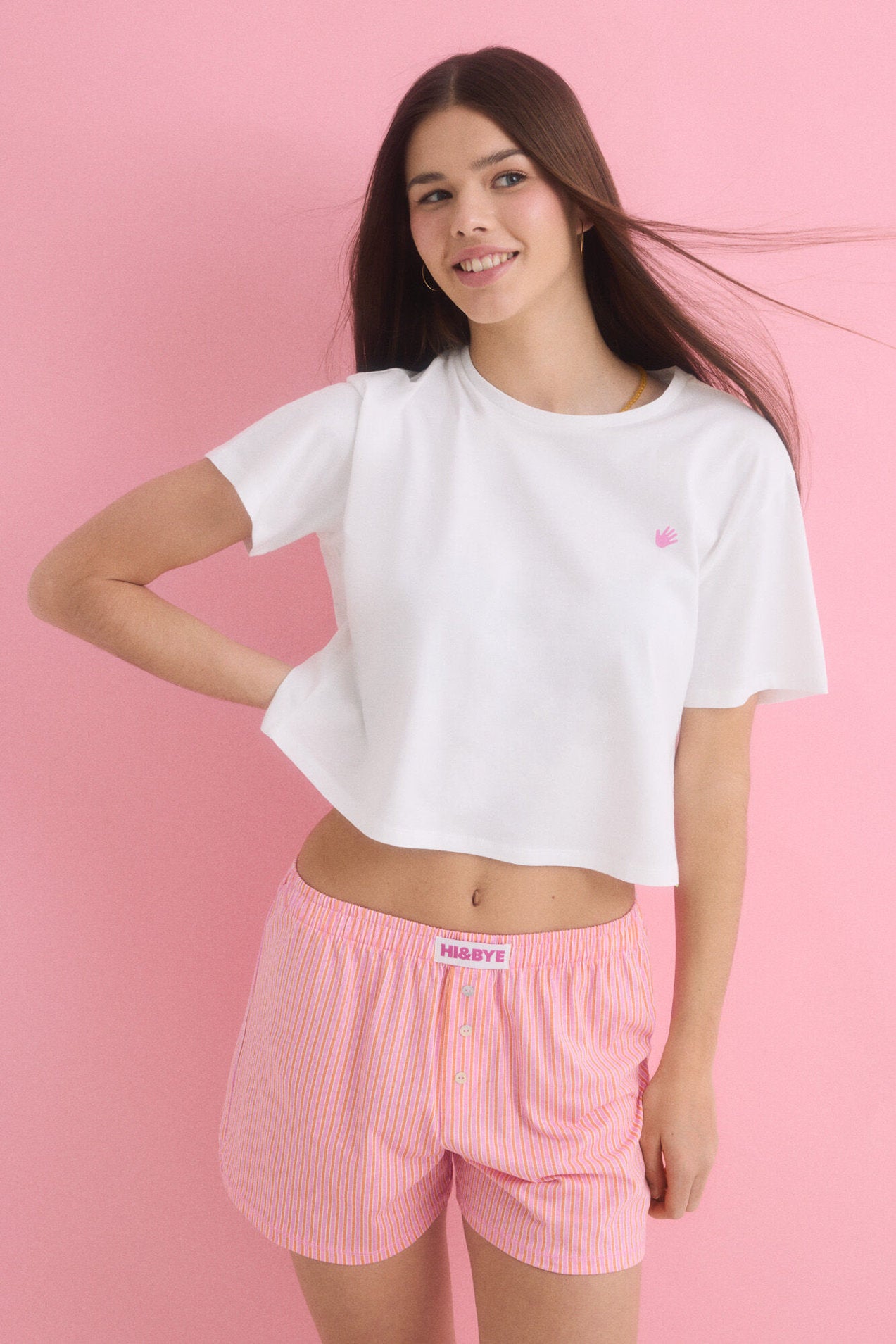 Women Secret_100% Cotton Pink Short Pyjamas_9529547_96_01