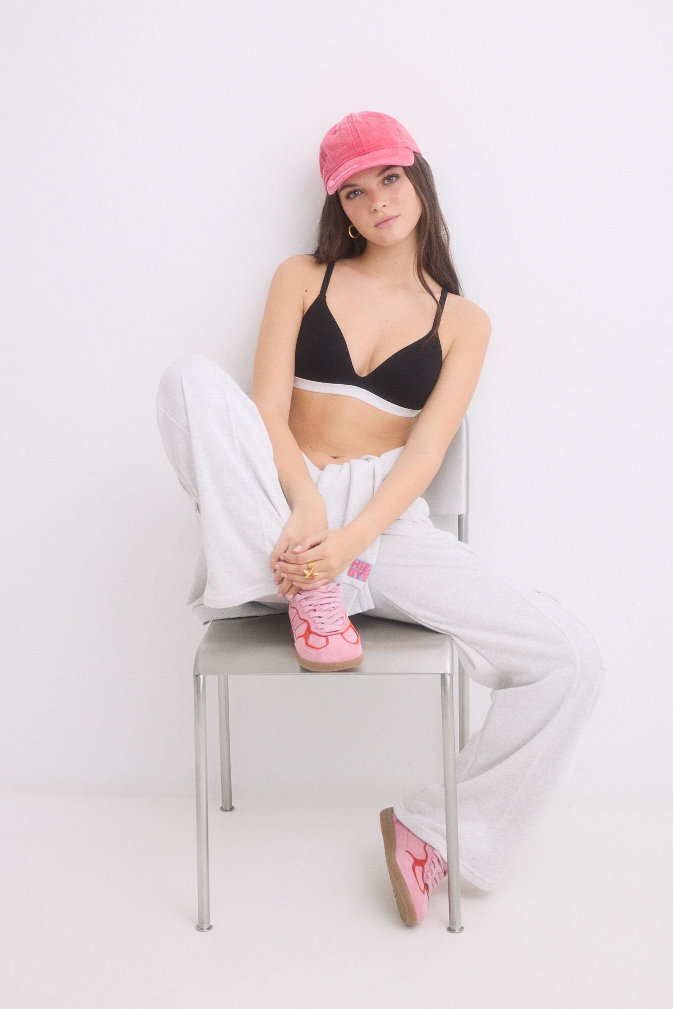 Women Secret_Black Fixed Padding Triangle Bra_9539246_01_02