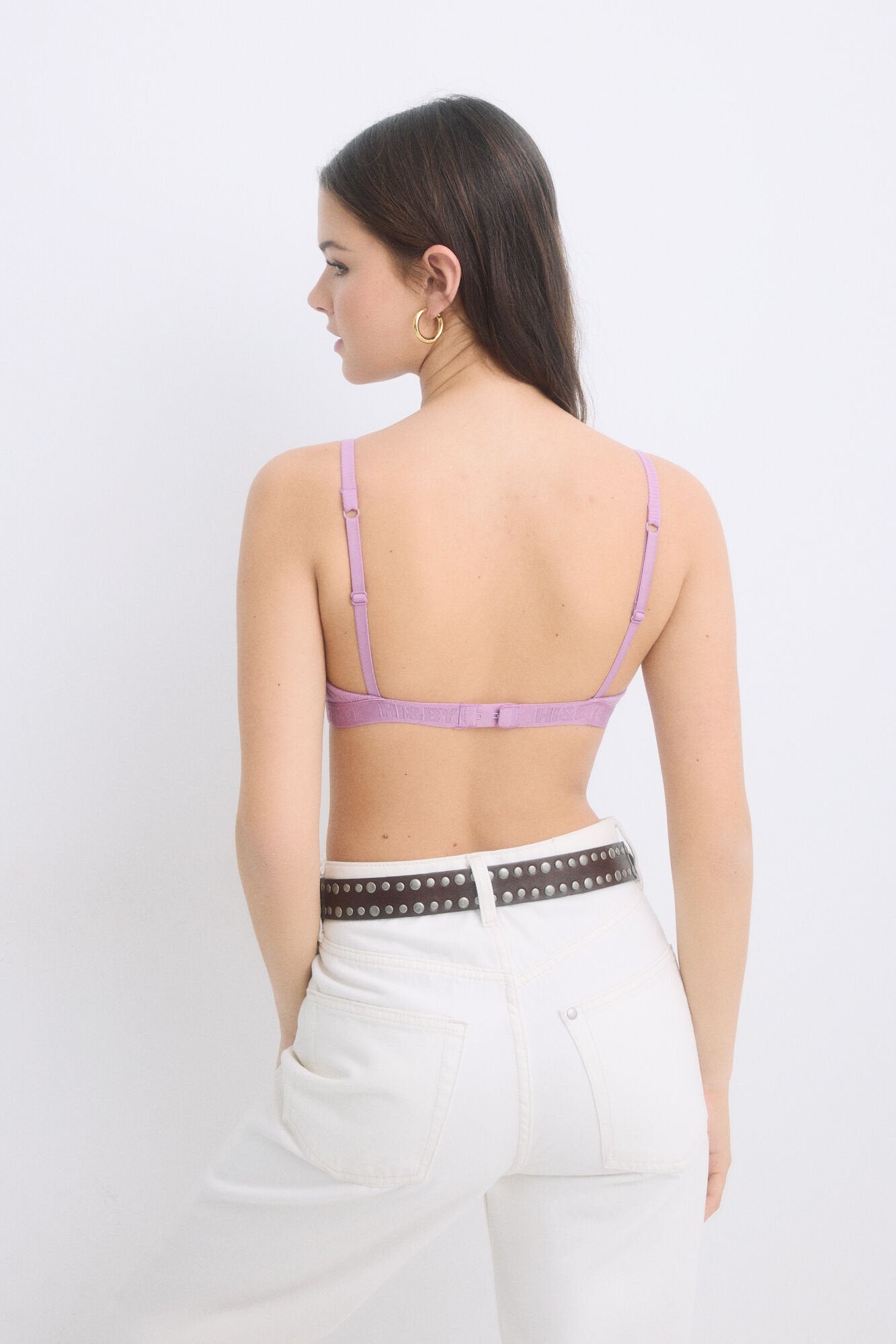Women Secret_Fixed Padding Triangle Bra in Purple_9539250_76_07