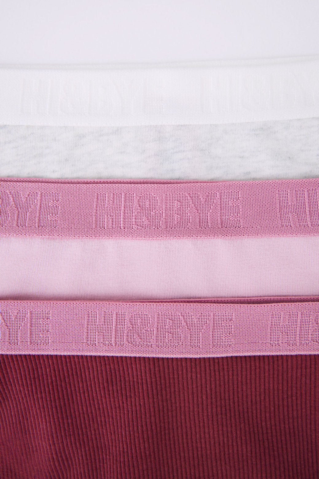 Pack Of 3 Brazilian Cotton Panties In Grey, Pink & Wine_02