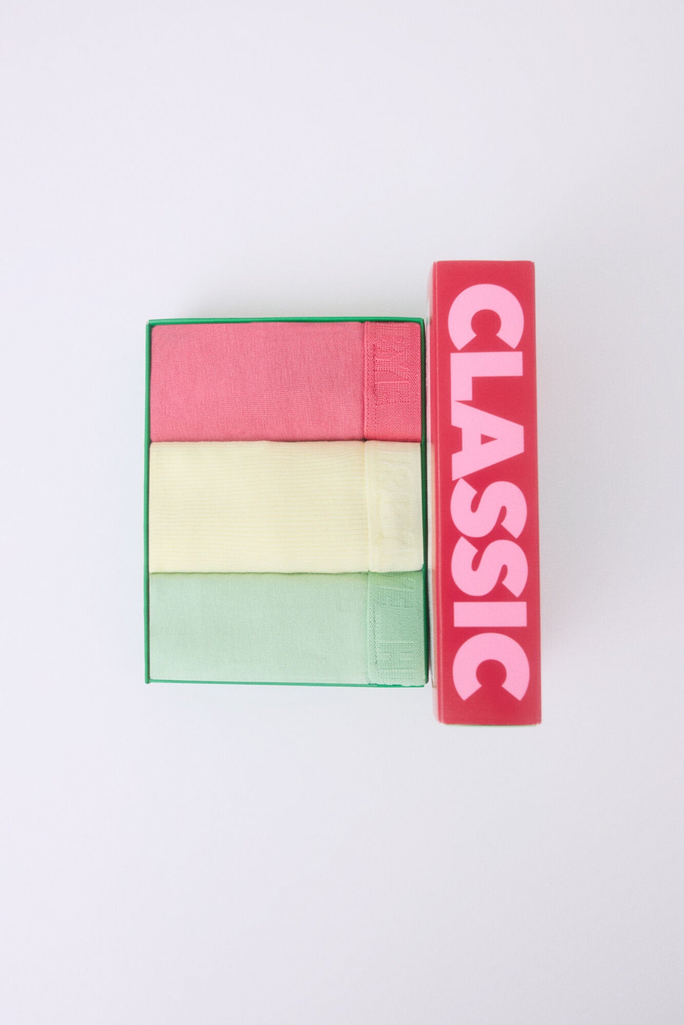 Women Secret_Pack of 3 Classic Panties in Pink, Yellow, Green_9589494_97_04