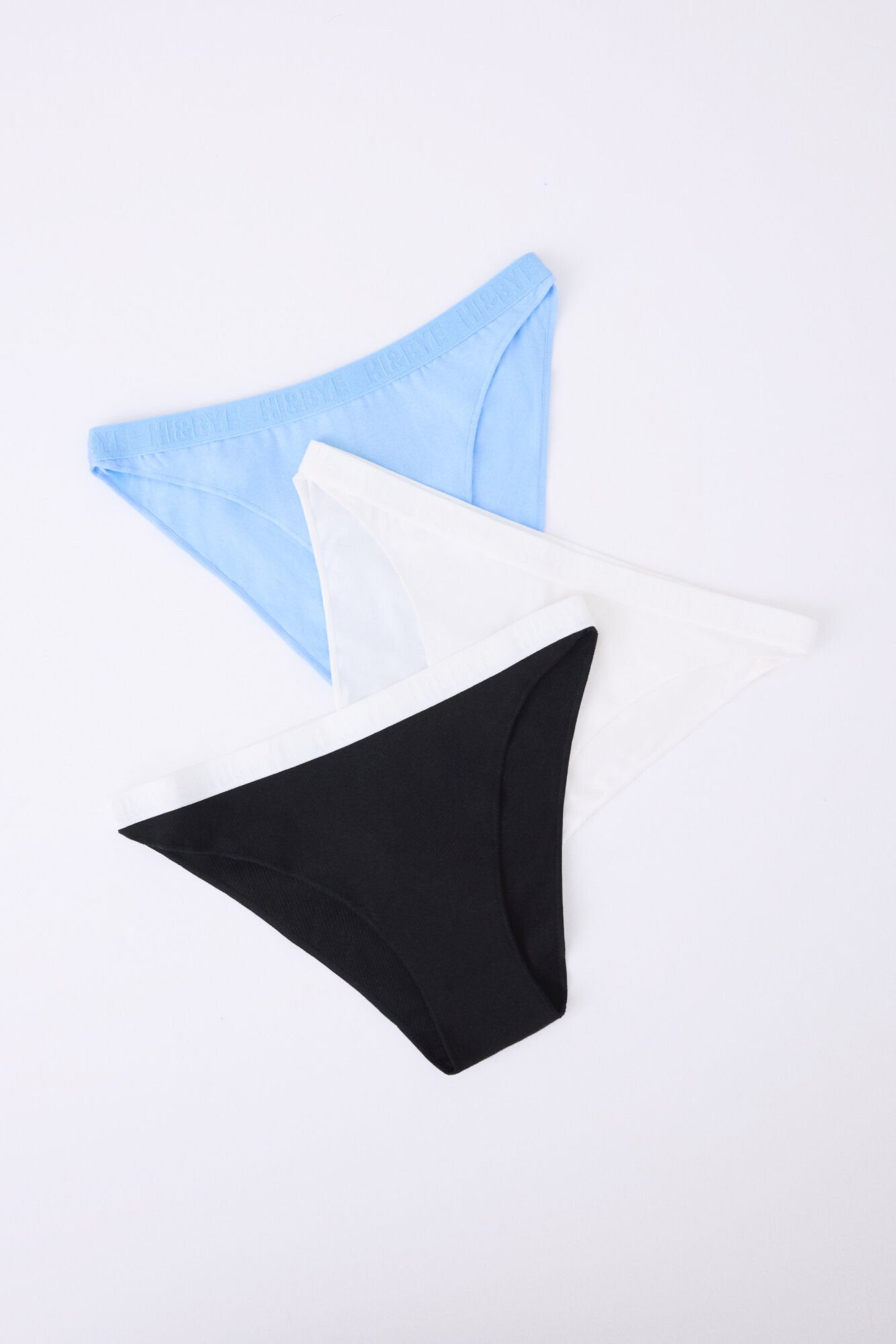 Women Secret_Pack of 3 Classic Panties in White, Black, Blue_9589495_97_01