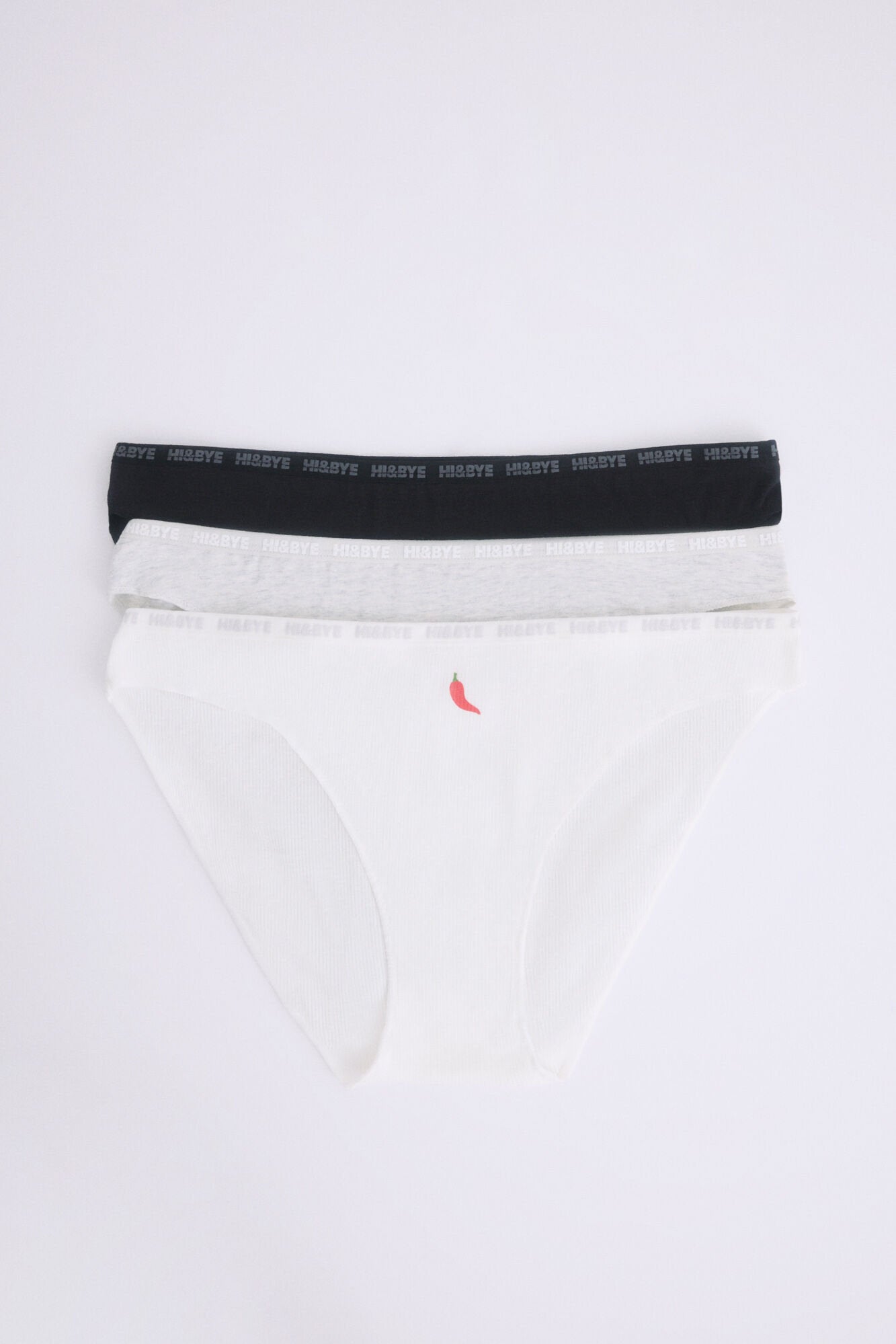 Women Secret_Pack of 3 Classic Panties in Black, White, Grey_9589499_97_05