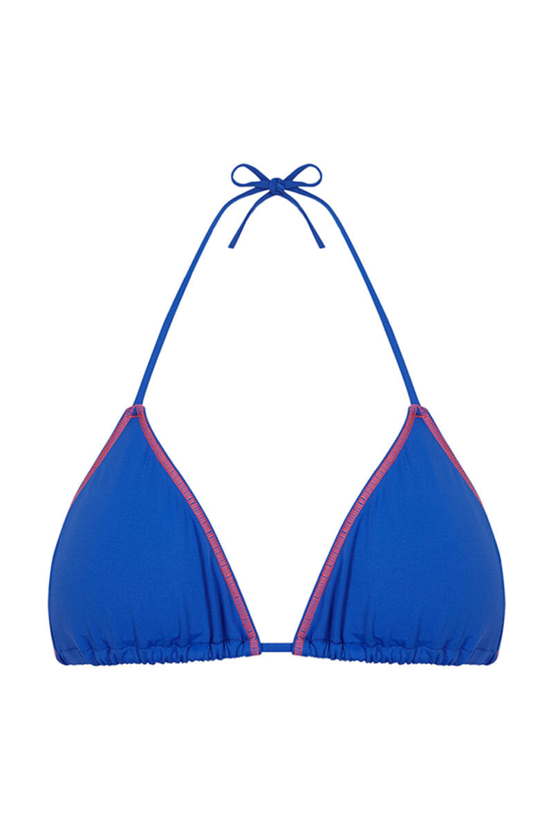 Women Secret_Blue Curtain Triangle Bikini Top_9629207_11_08