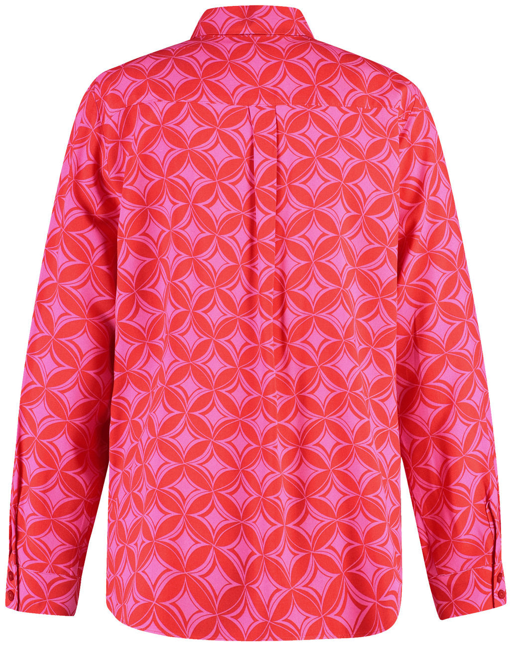 Gerry Weber_Flowing Shirt Blouse with an All-Over Pattern_965066-31442_6001_04