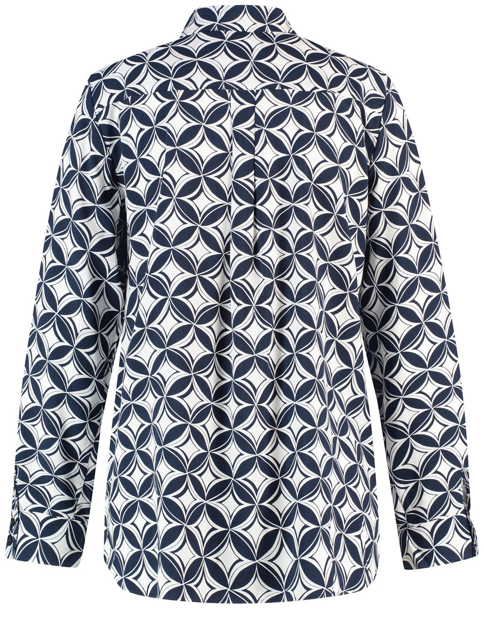 Gerry Weber_Flowing Shirt Blouse with an All-Over Pattern_965066-31442_8008_03