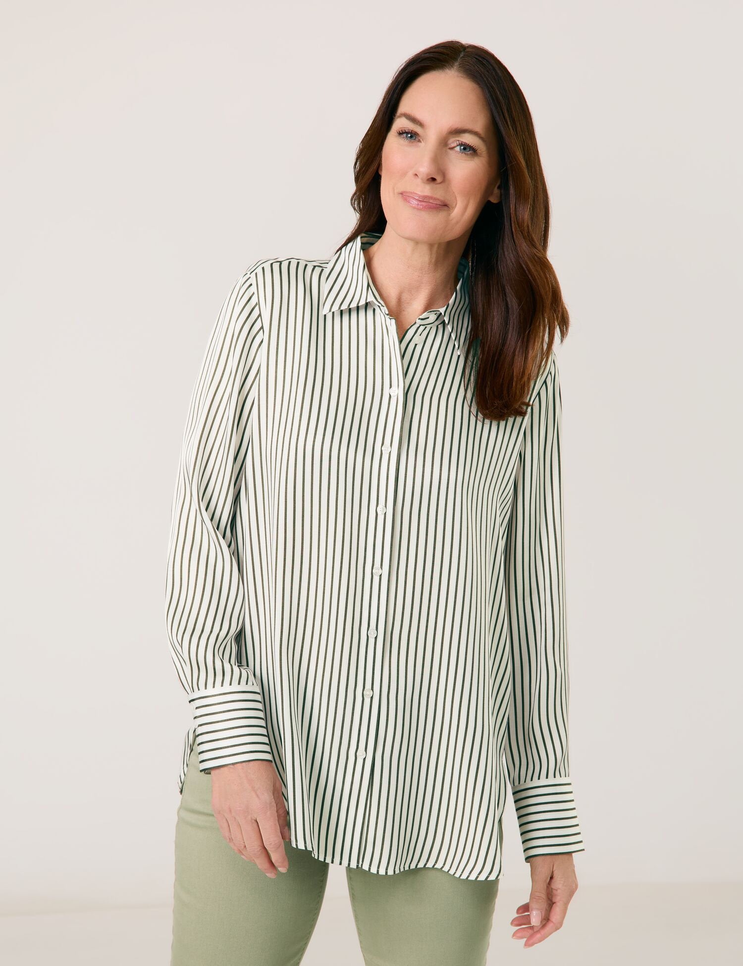 Shirt Blouse with a Satin Finish BEVAVA – Gerry Weber in Kuwait