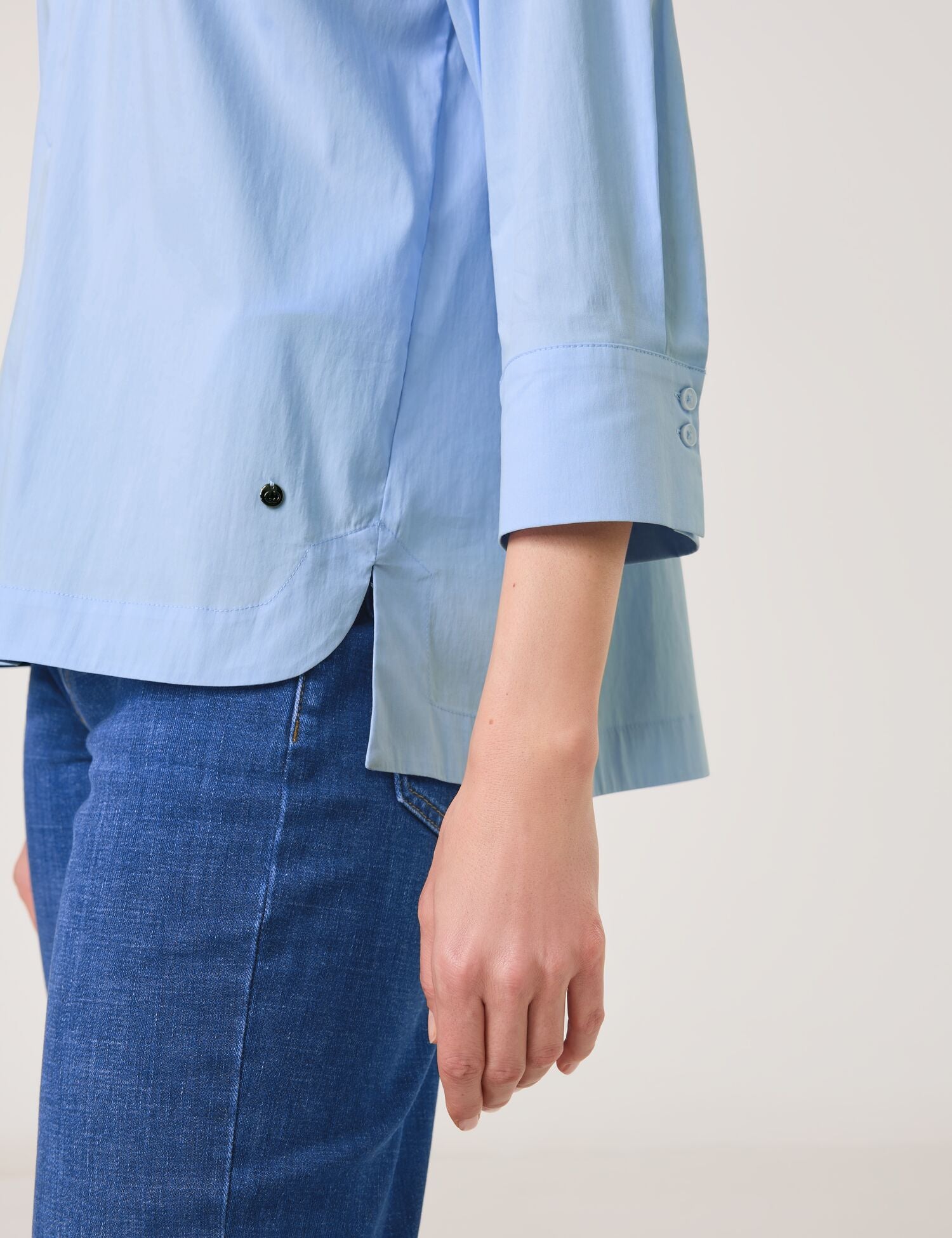 Sporty 3/4-Sleeve Blouse - BEVAVA