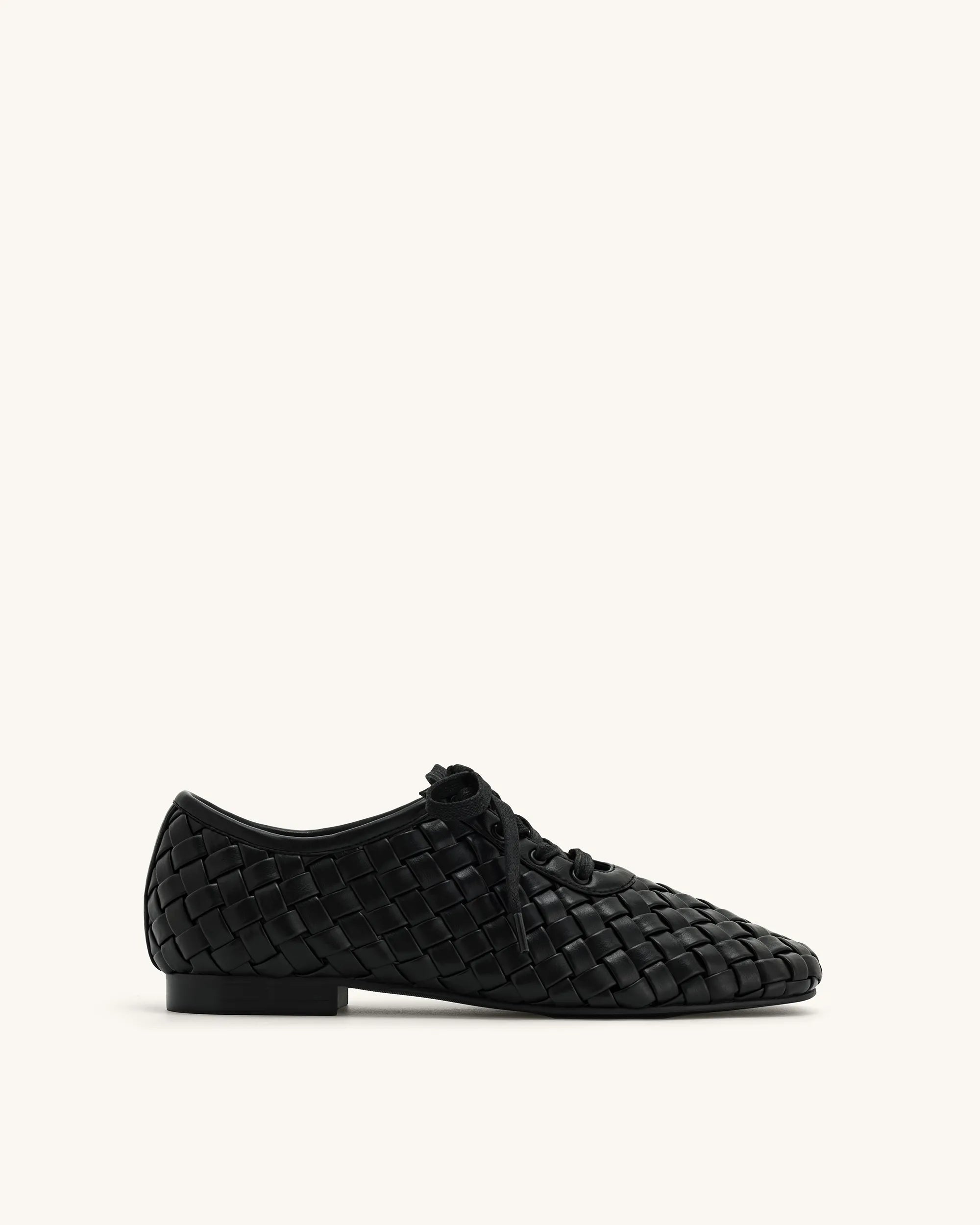JW PEI_Black_Kayla Weave Strap Flat Shoes_9FS10-1_Black_01