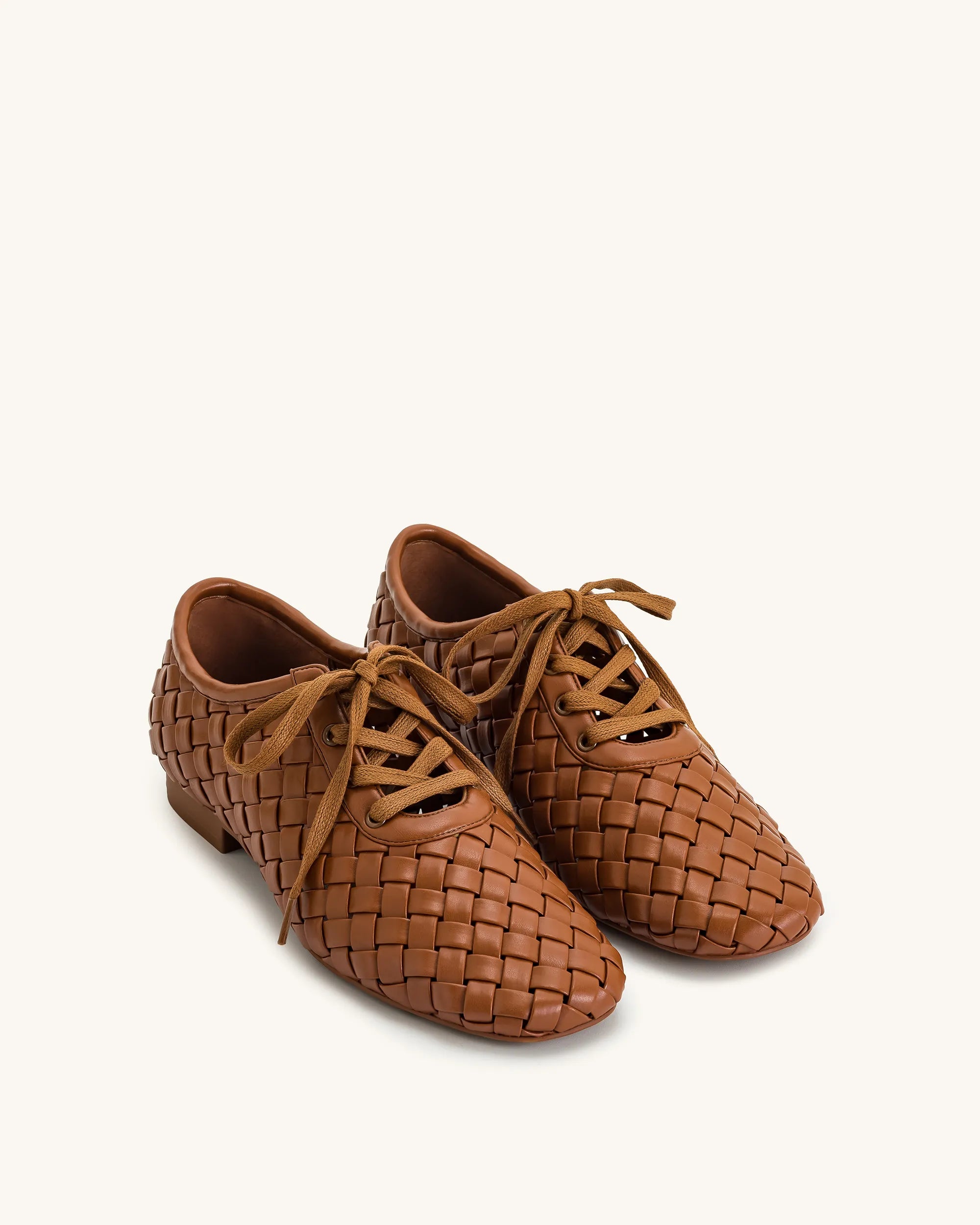 JW PEI_Brown_Kayla Weave Strap Flat Shoes_9FS10-32_Brown_03