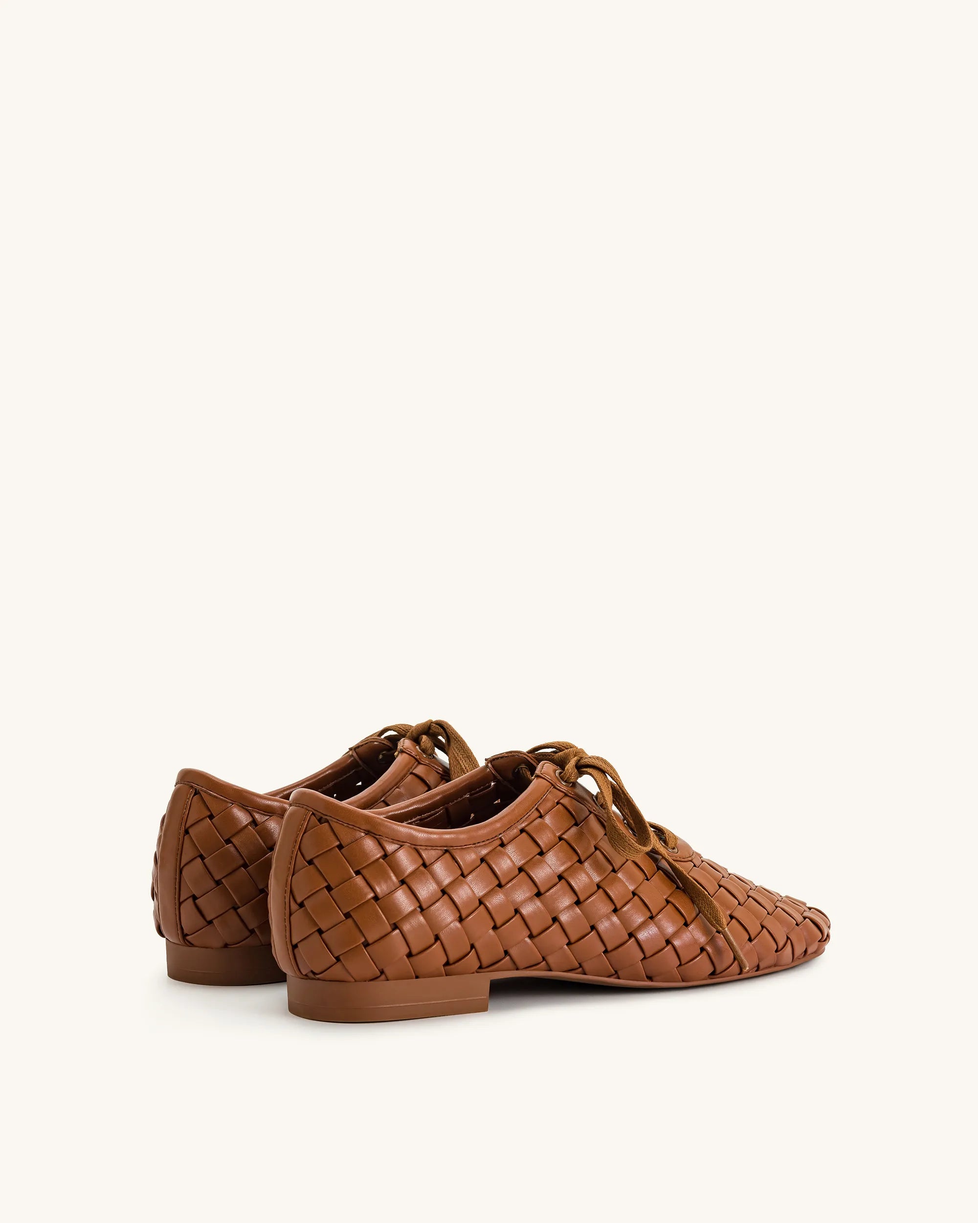JW PEI_Brown_Kayla Weave Strap Flat Shoes_9FS10-32_Brown_05