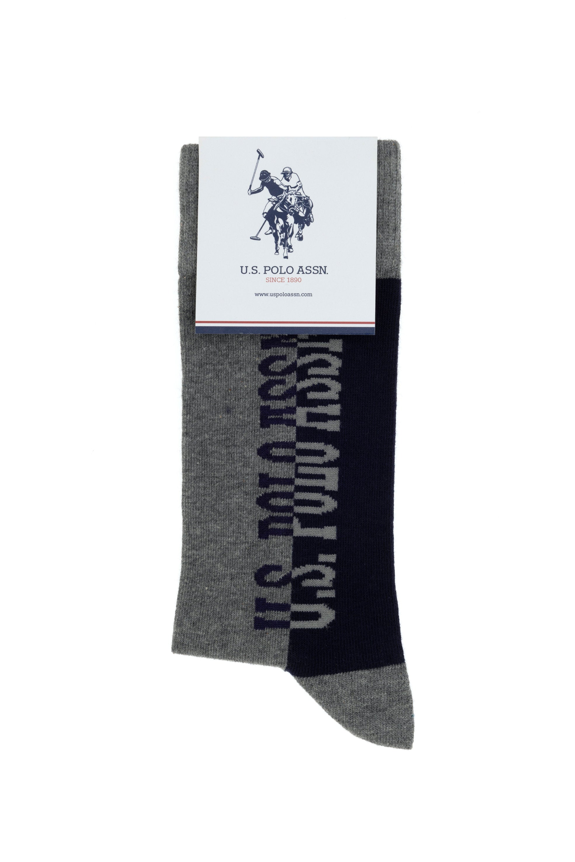 U.S. Polo Assn._Anthracite Mela Socks_A081SZ013P01 RAMEL_VR081_04
