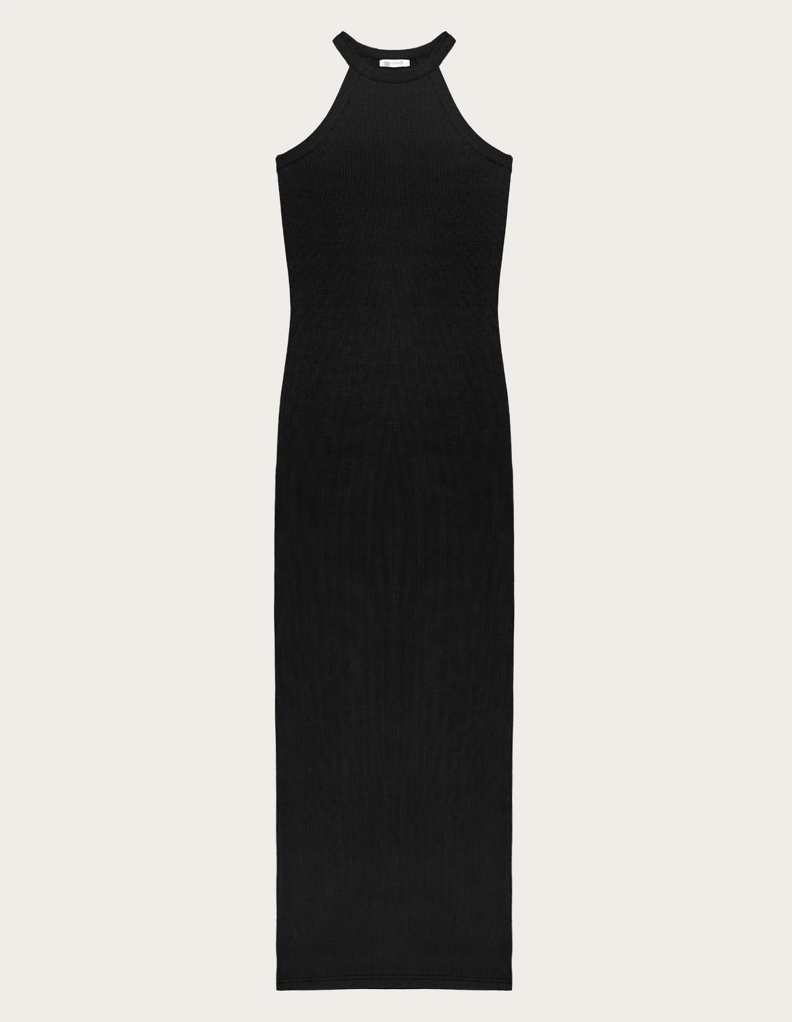 Yamamay_Black_Sleeveless Long Dress Ð Daily Rib_AABD183002_072_05