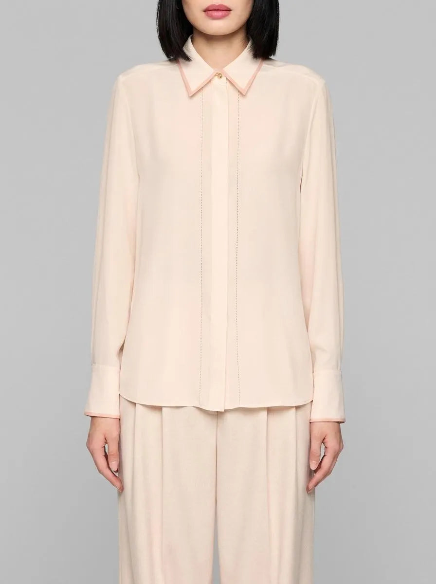 Marc Cain_Magnolia_Pure Silk Shirt Collar Blouse_AC 51.16 W53_153_00
