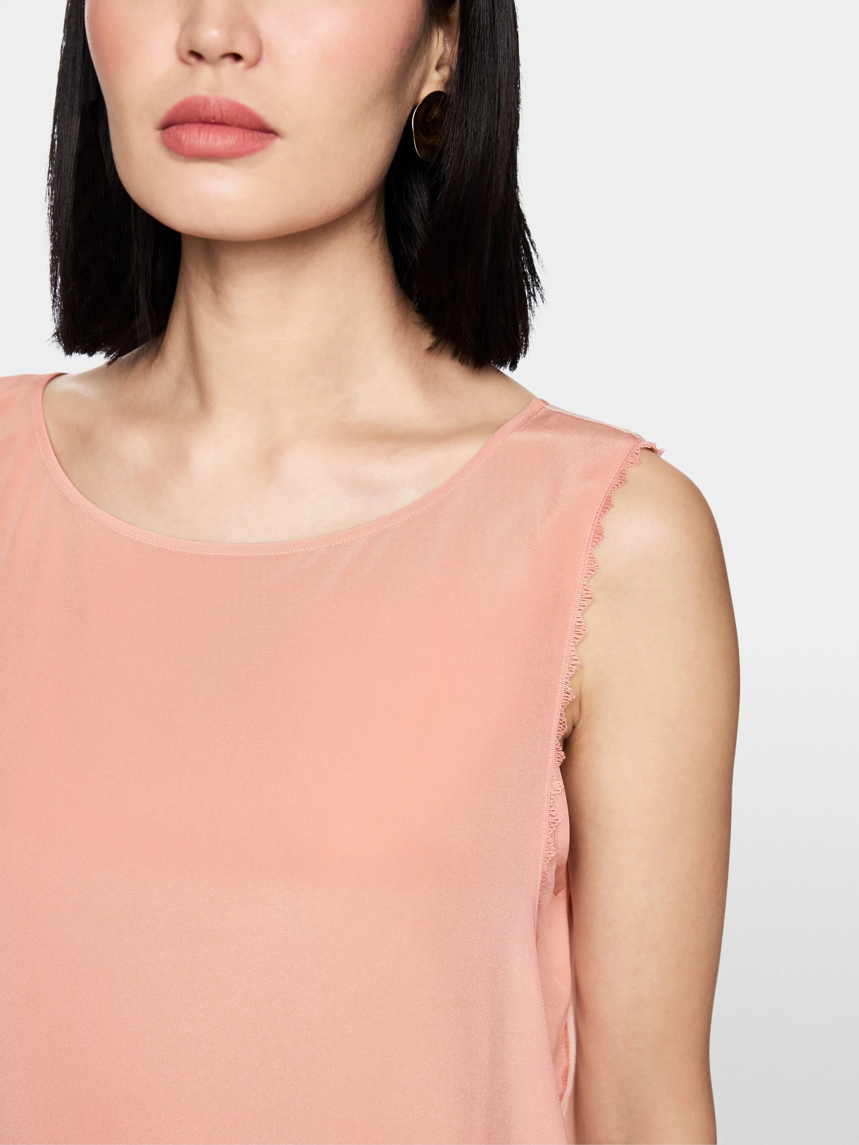 Marc Cain_Pink_Silk Top with Lace and Colour Blocking_AC 61.02 W53_217_03