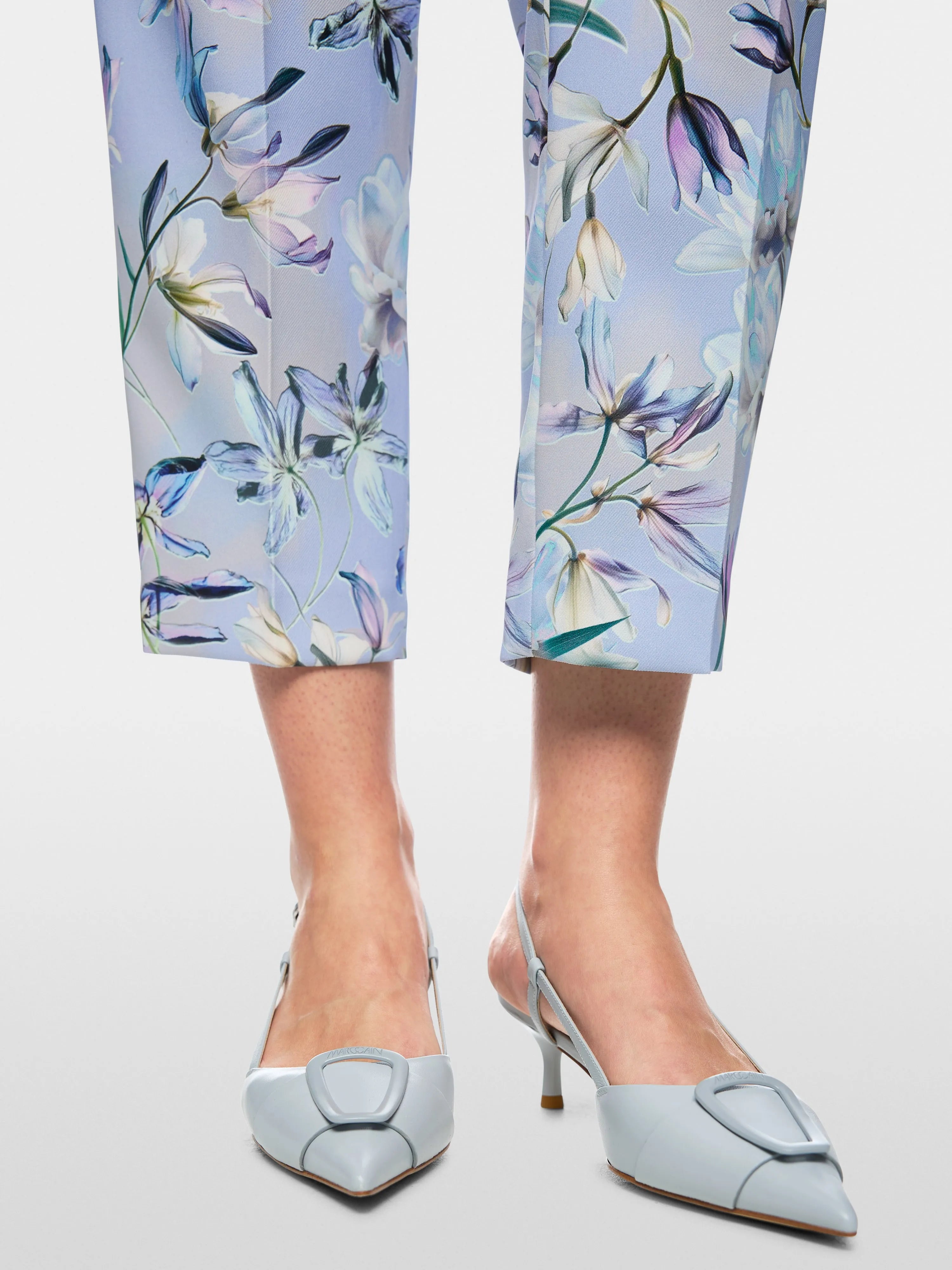 Marc Cain Magical Blue Women Fordon Trousers, Feminine Fit SKU: AC 81.51 W37_319 Image 04