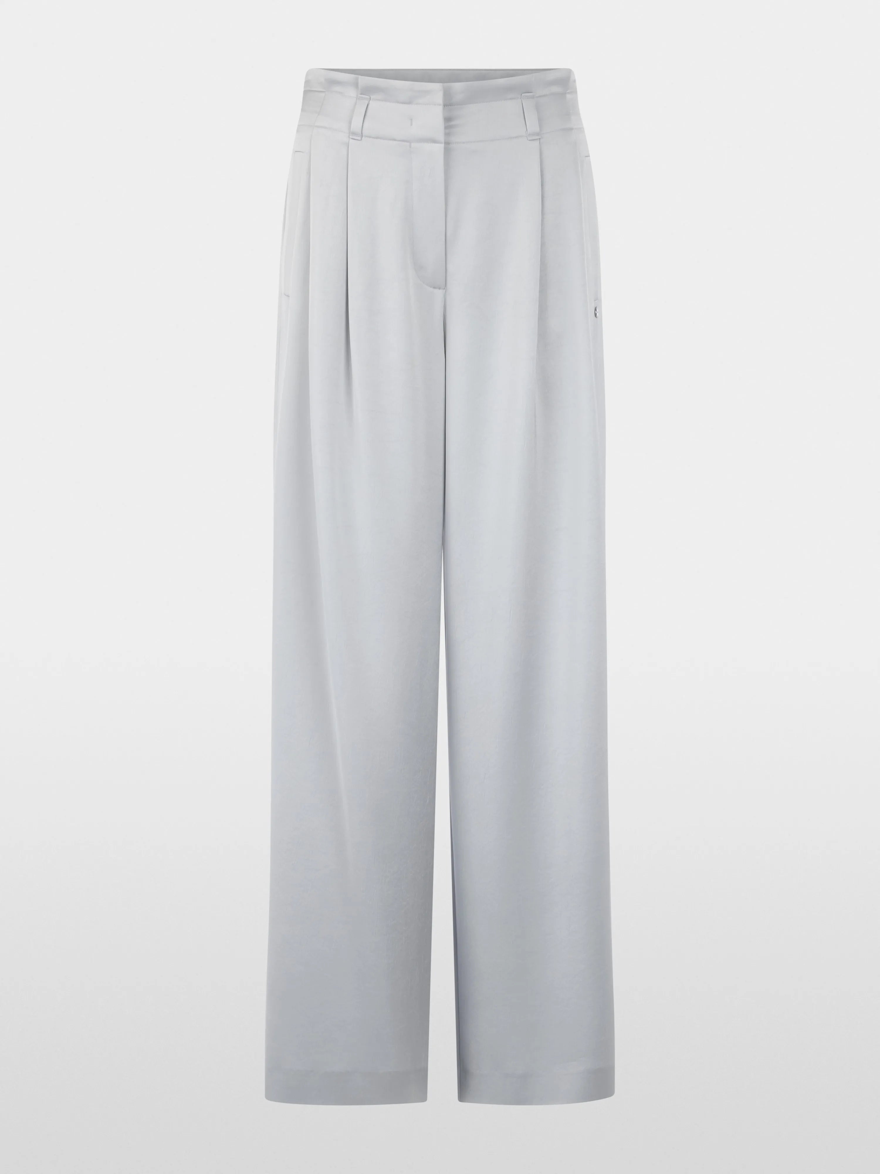 Marc Cain Microchip Women Wichtia Wide Fit Pleated Trousers SKU: AC 81.56 W46_804 Image 07