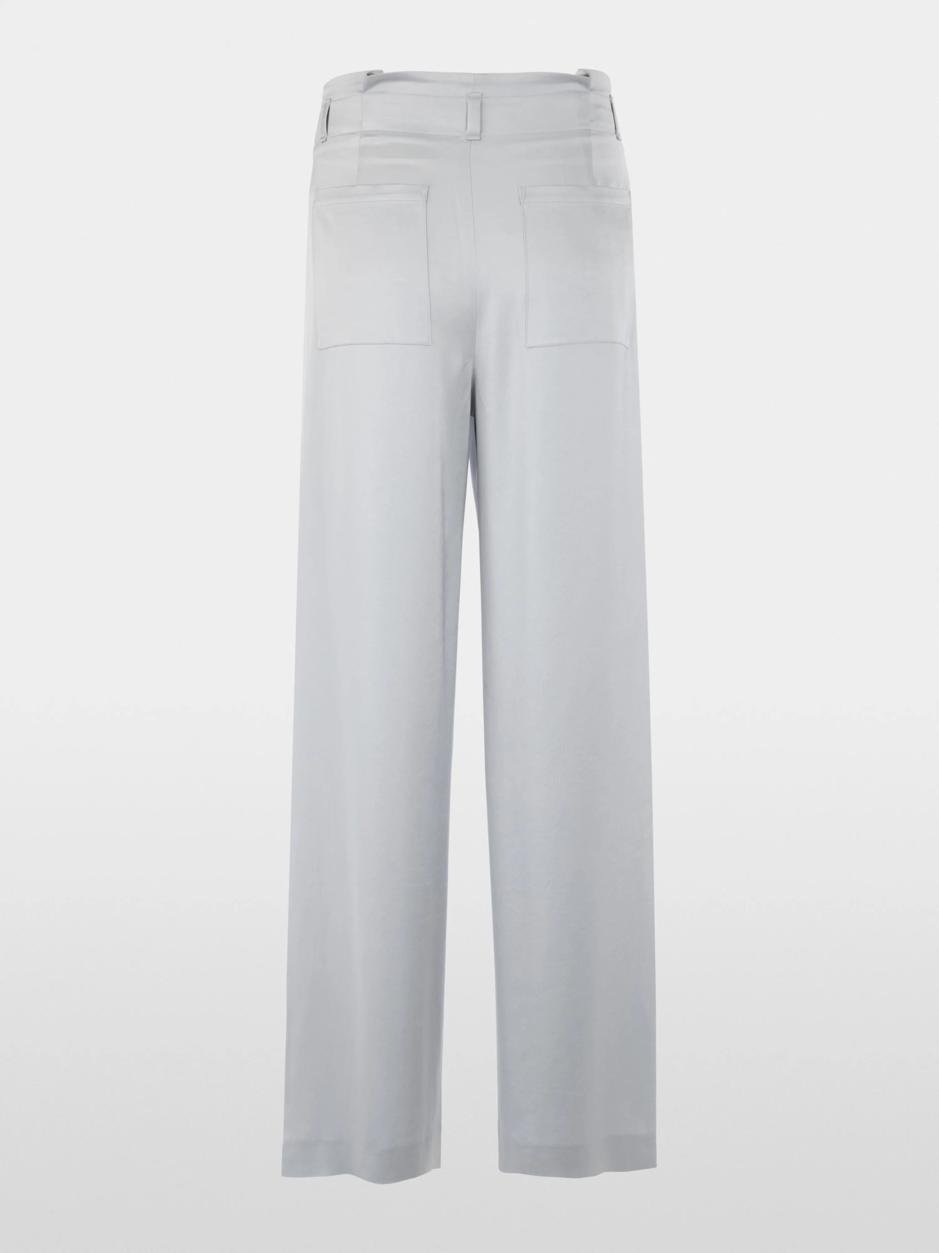 Marc Cain Microchip Women Wichtia Wide Fit Pleated Trousers SKU: AC 81.56 W46_804 Image 08