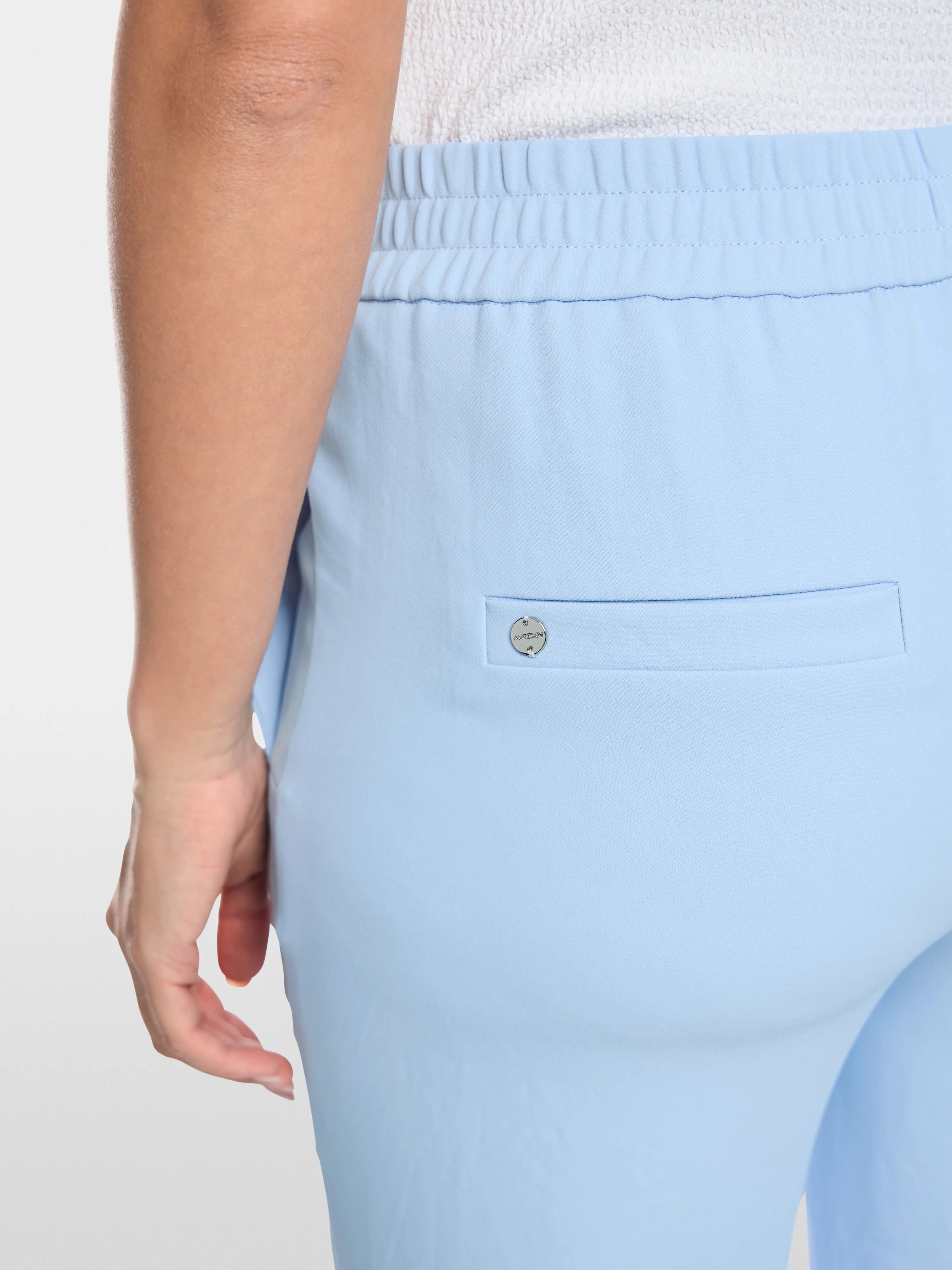 Marc Cain Magical Blue Women Washington Wide Fit Pull-On Trousers SKU: AC 81.79 W03_319 Image 04
