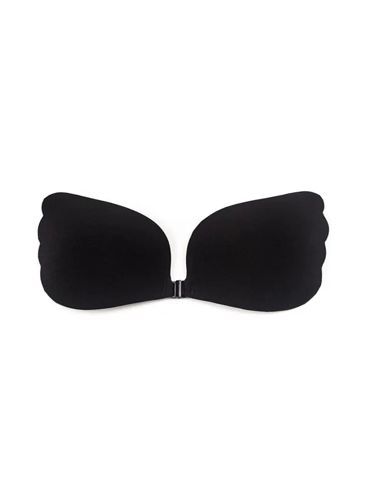 Marie France Black Women Deep V-Shape Wing Adhesive Silicone Pads In Different Cup Sizes SKU: ACCWINGADHESIVEPADS_Black Image 03