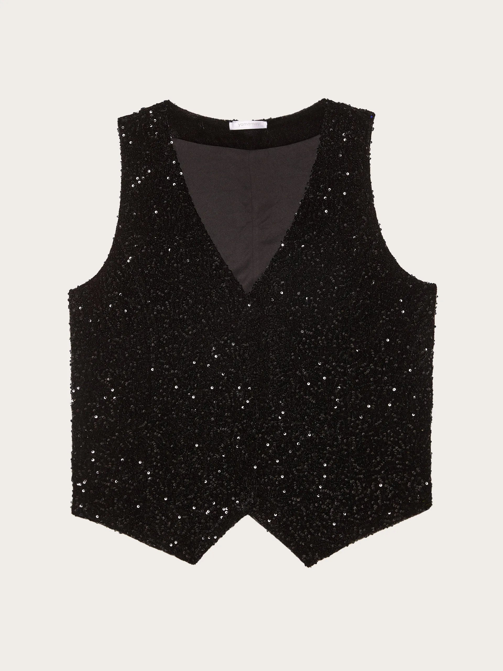 Yamamay_Black_Brilliant Party Sequin Evening Vest_ACDD184002_072_05