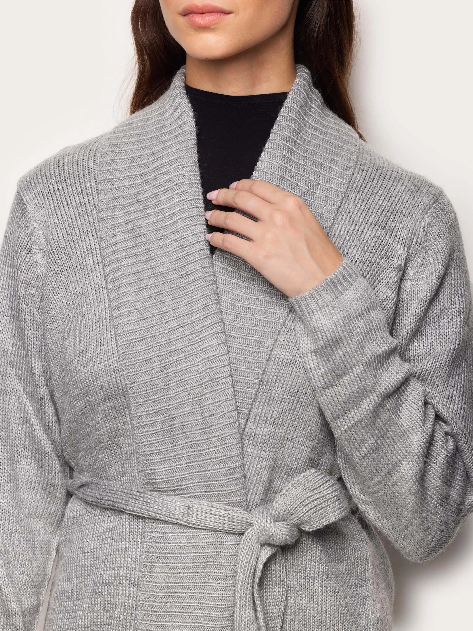 Yamamay_Medium Melange Grey_Easy Living Wool Cardigan_ACDD184003_152_03