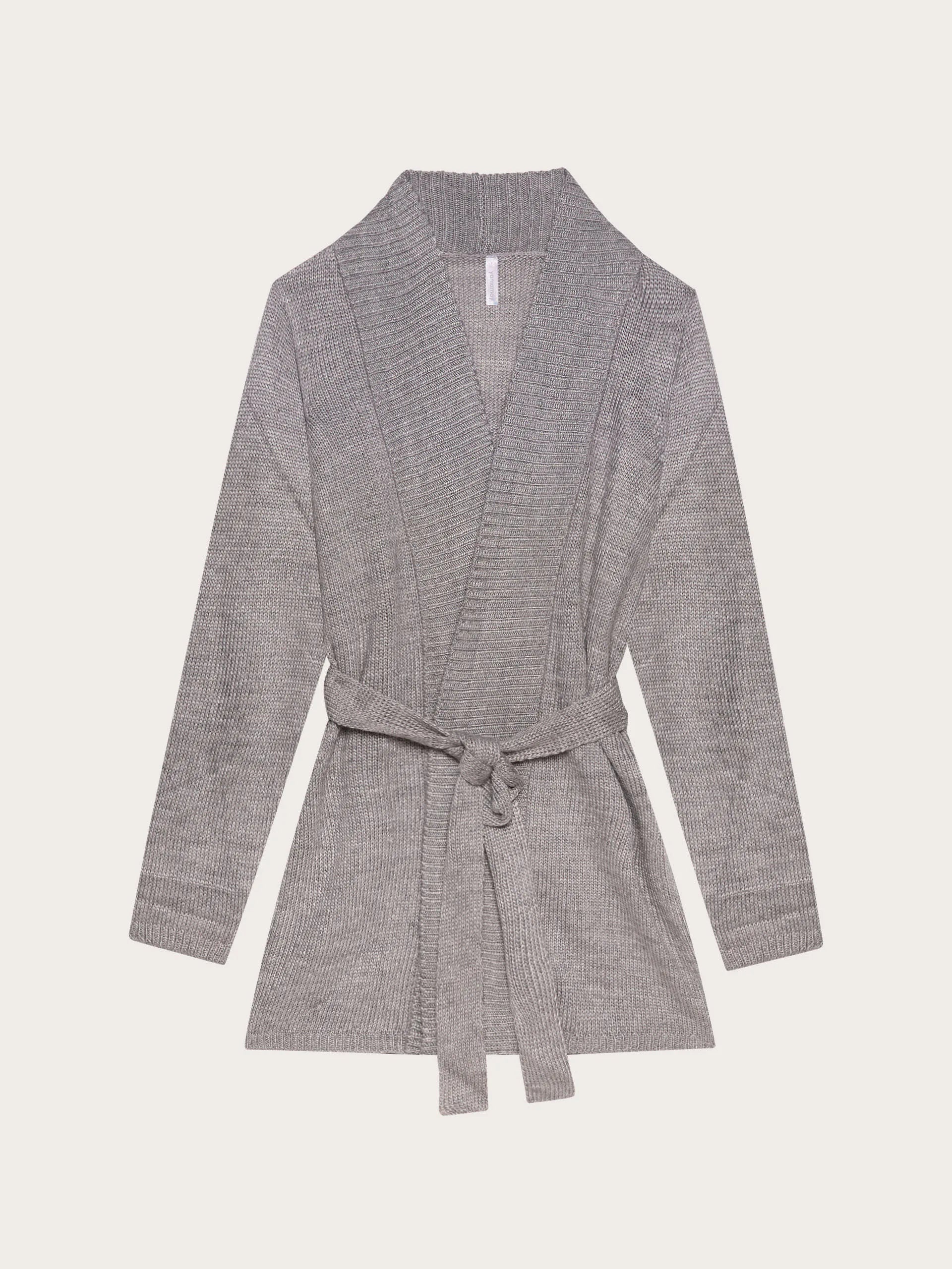 Yamamay_Medium Melange Grey_Easy Living Wool Cardigan_ACDD184003_152_05