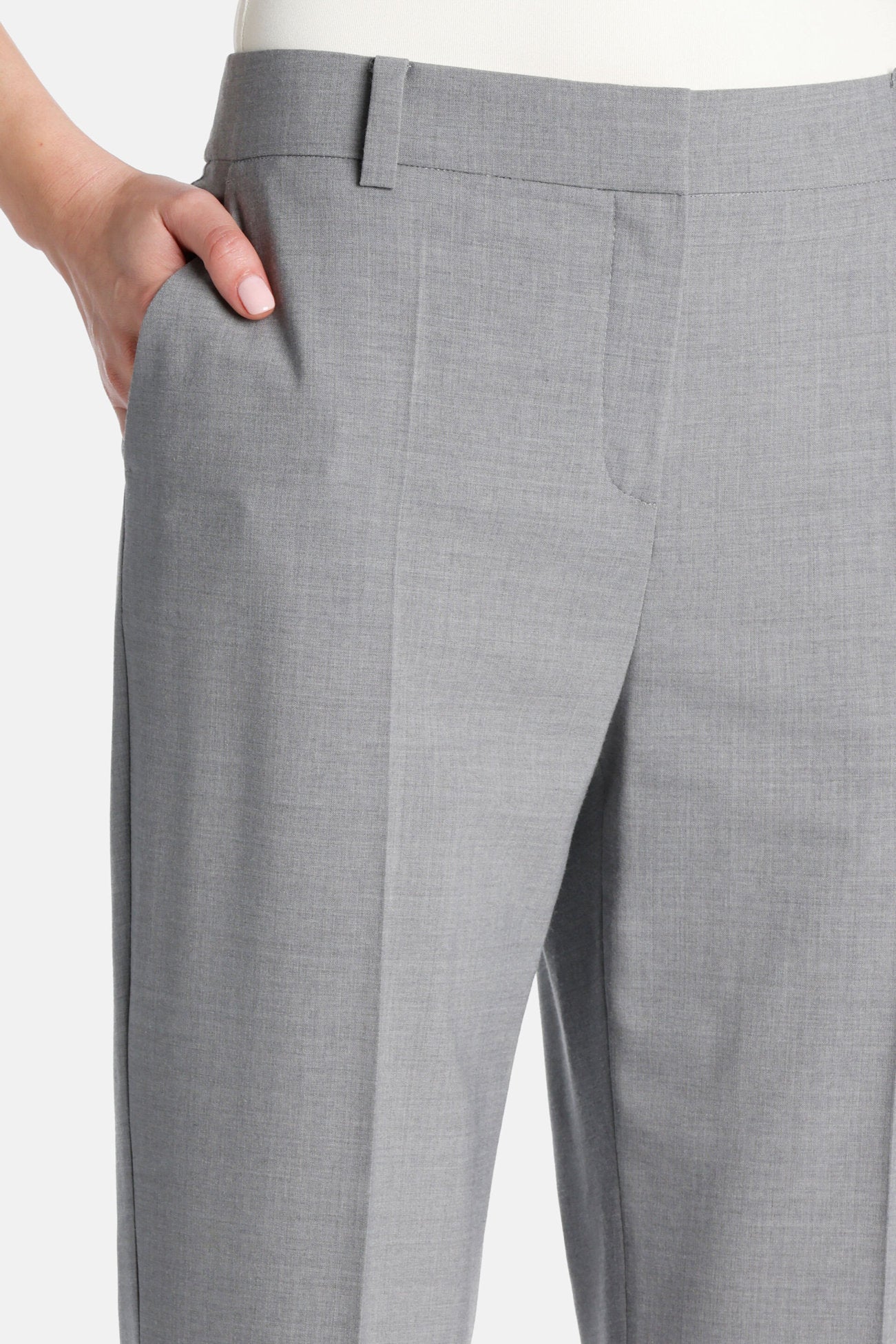 Luisa Spagnoli_Acromatico Flared Pants_ACROMATICO_0896_03