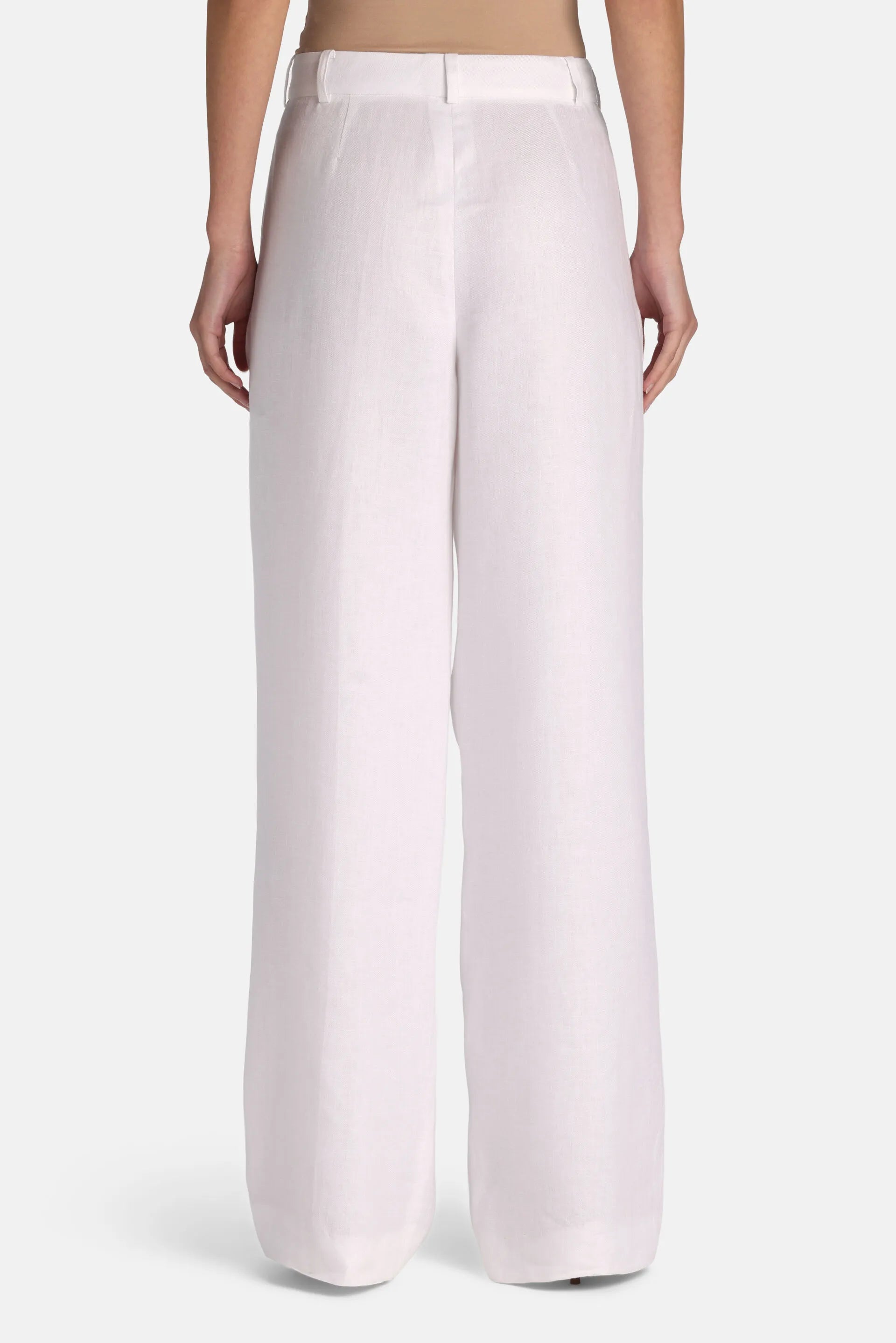 Luisa Spagnoli Bianco Women Agibile - Pleated Pants SKU: AGIBILE_0201 Image 02