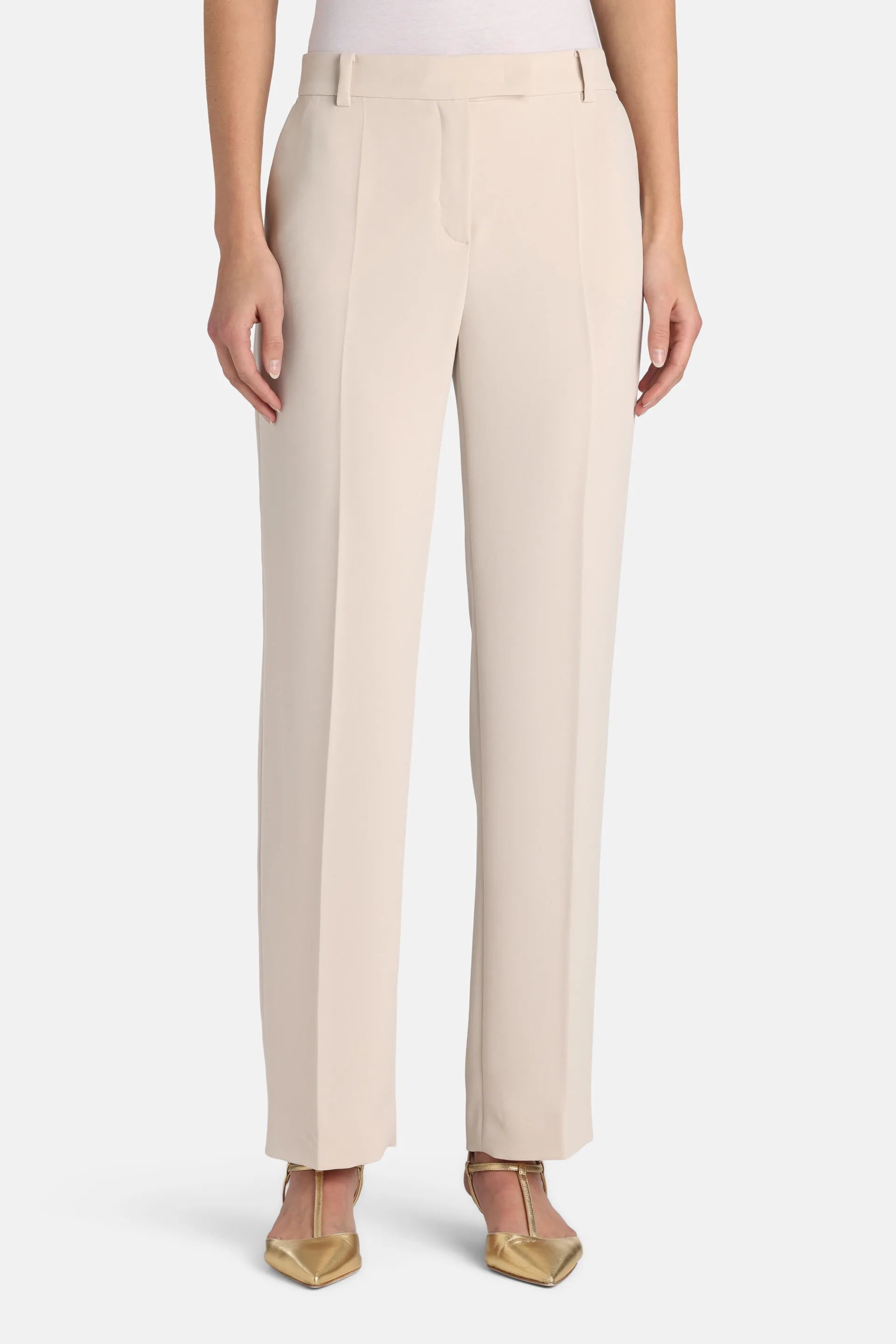 Luisa Spagnoli Burro Women Agro - Classic Pants SKU: AGRO_1173 Image 01