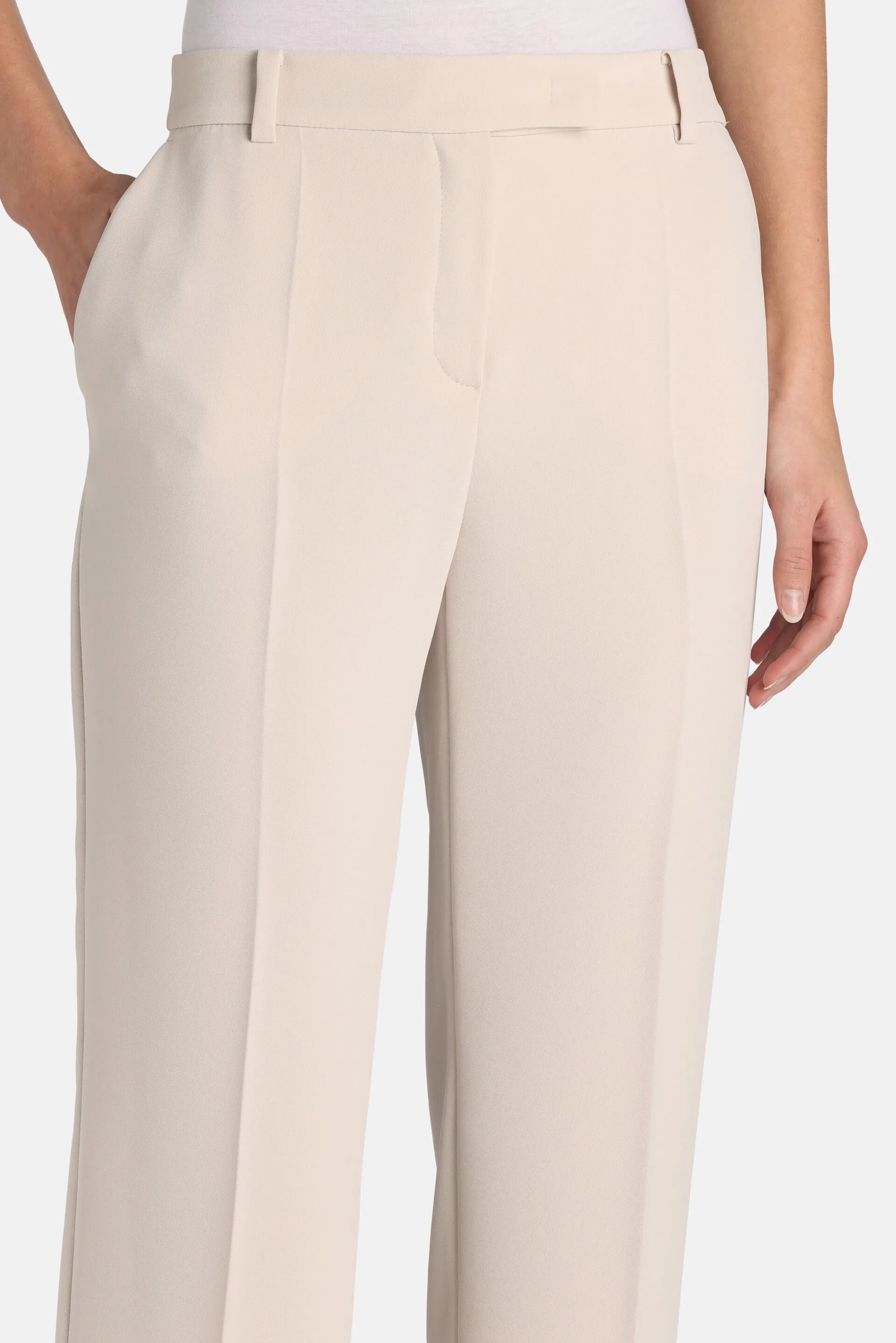 Luisa Spagnoli Burro Women Agro - Classic Pants SKU: AGRO_1173 Image 03
