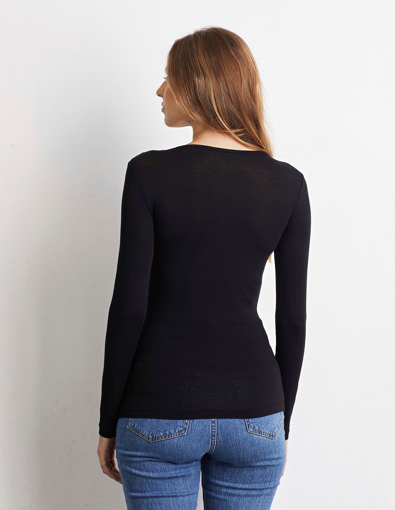 Long Sleeve Shirt - Basic Modal & Wool_AMAD173007_072_03