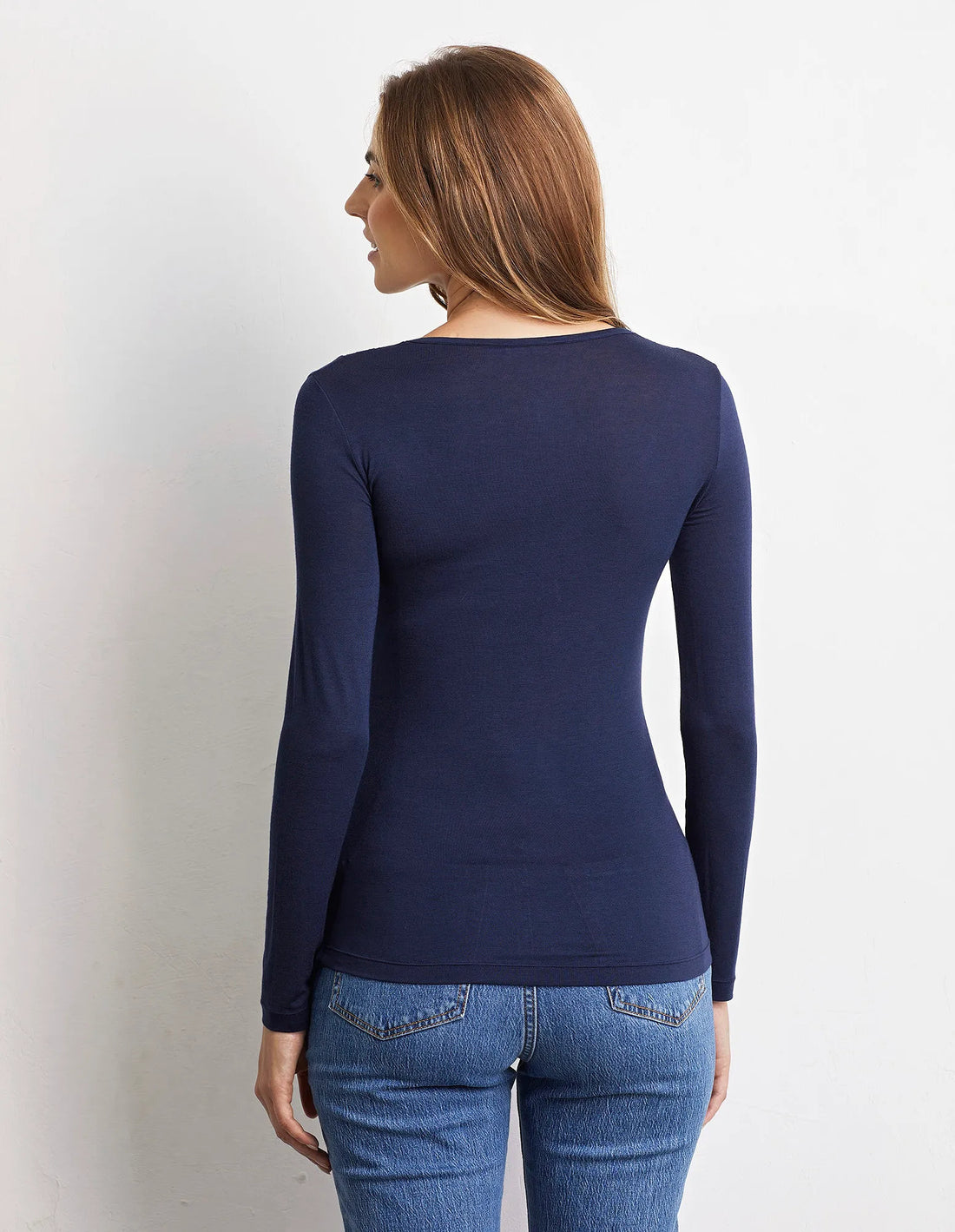 Long Sleeve Shirt - Basic Modal & Wool_AMAD173007_215_03