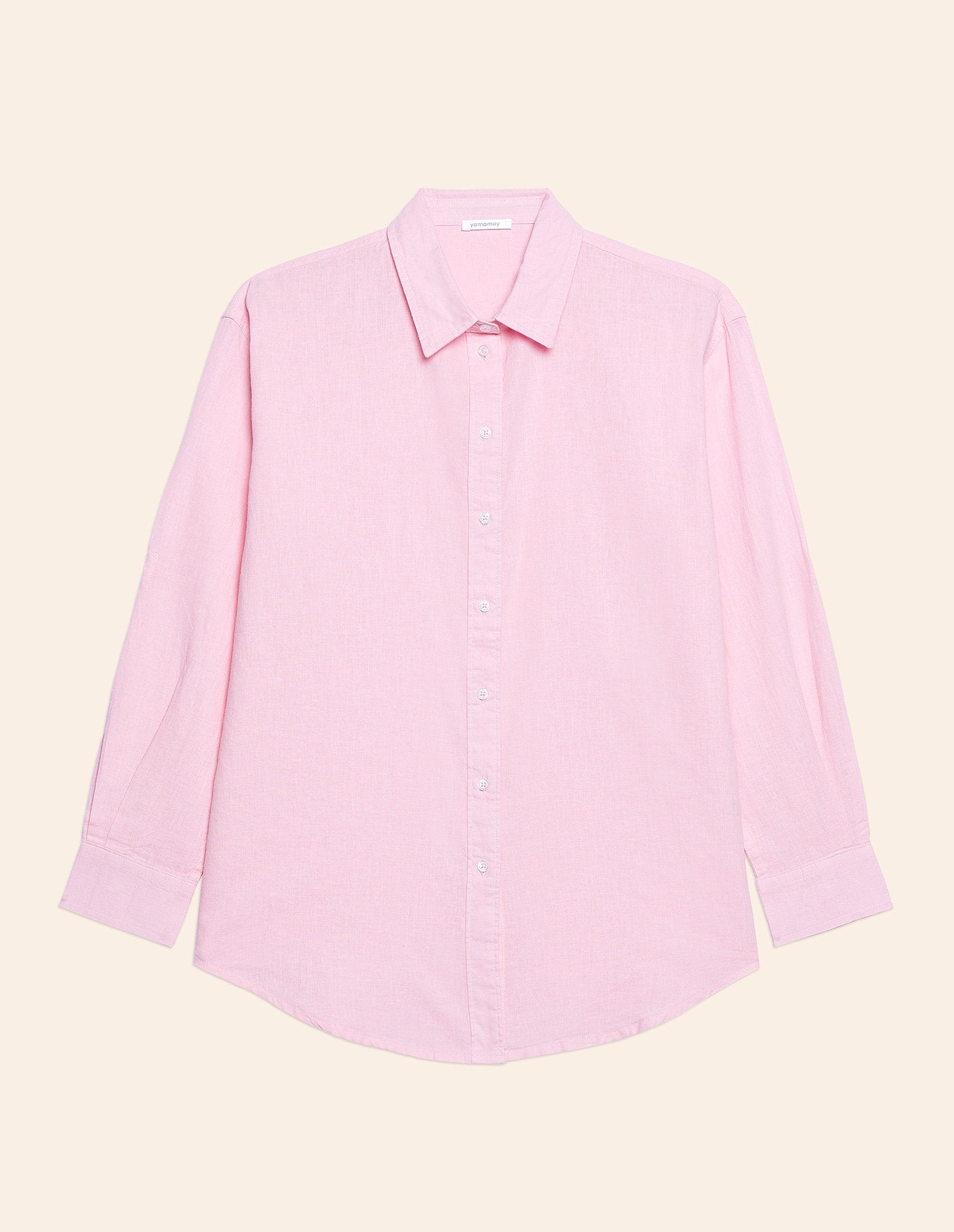 Yamamay_Cotton & Linen Long-Sleeved Shirt_AMAD181011_086_05