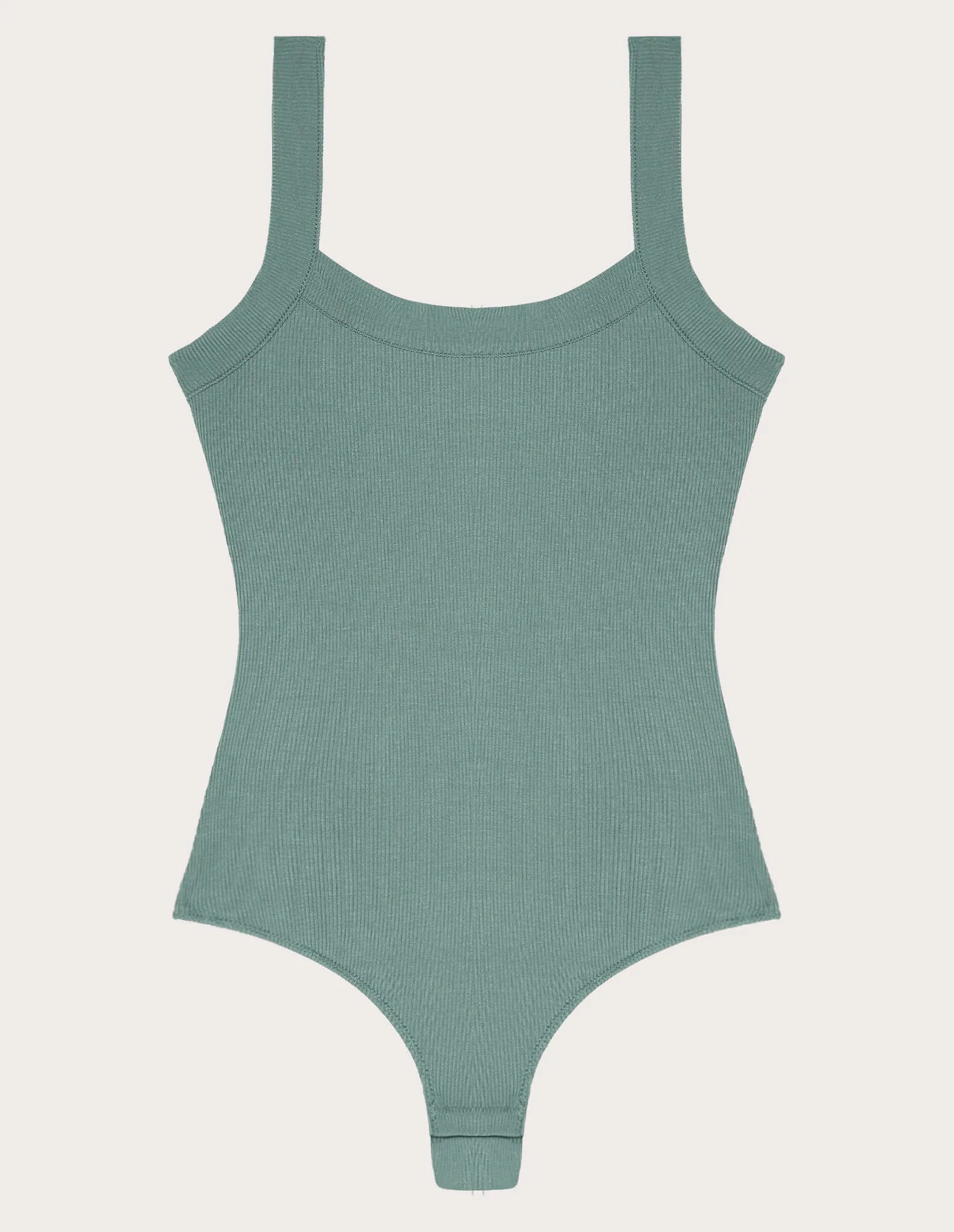 Yamamay_Sage Green_Tank-Style Bodysuit Ð Daily Rib_AMAD183005_120_05