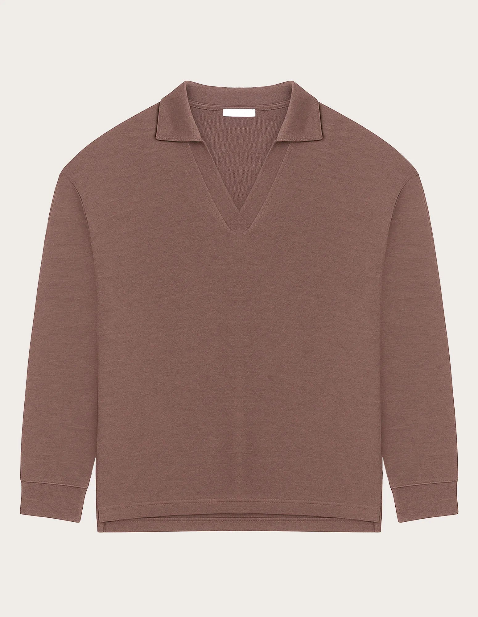 Yamamay_Cocoa_Closed WomenÕS Sweatshirt with Tencelª Modal Ð Easy Living_AMAD183006_770_06