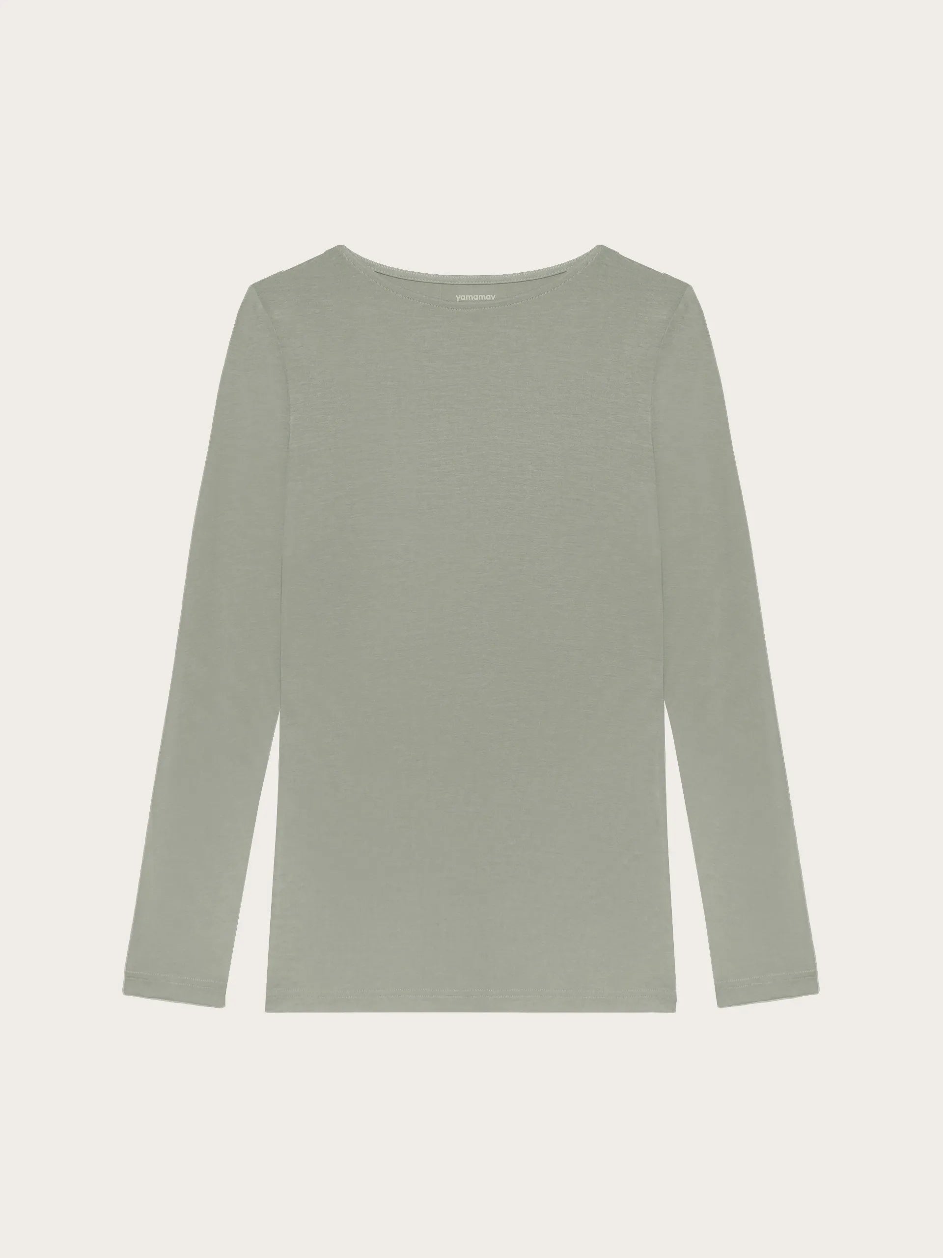 Yamamay_Hunter Green_T-Shirt - Basic Modal/Silk_AMAD191003_115_04