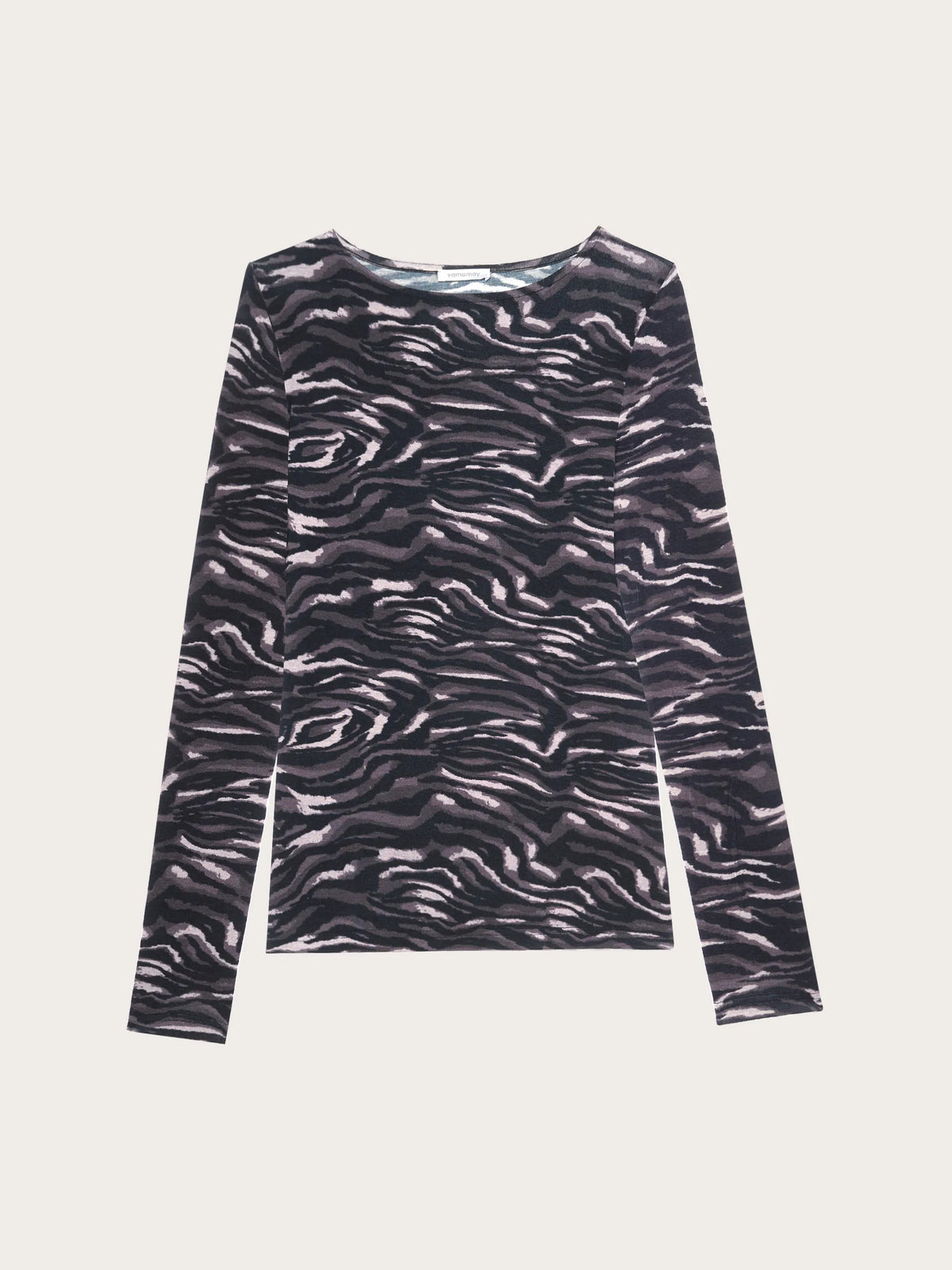 Yamamay ANIMALIER Women Long-Sleeve Boat-Neck T-Shirt - Basic Cashmere SKU: AMAD193020_967 Image 05