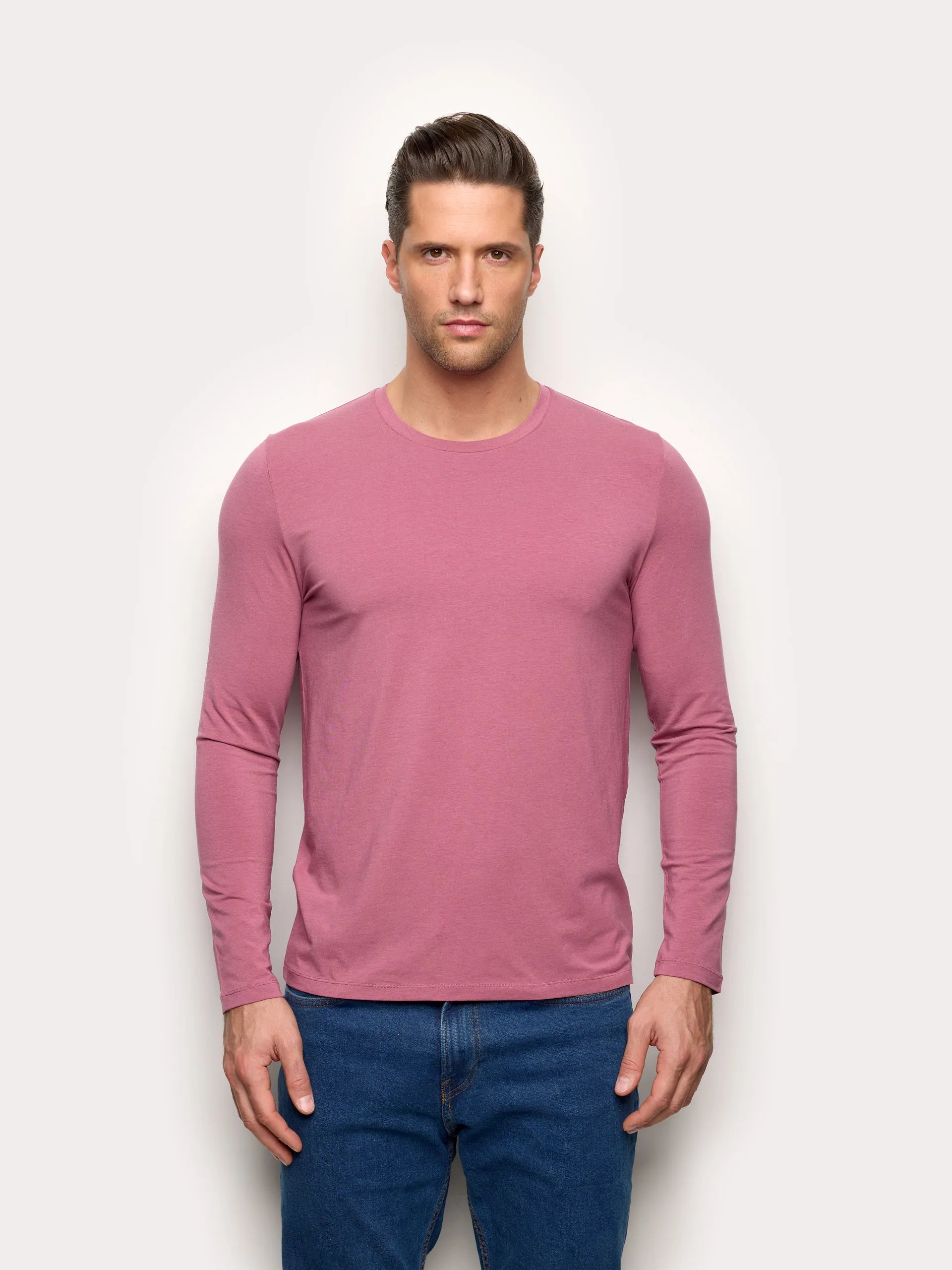 Yamamay_Mauve_T-Shirt - Modal/Cotton/Silk_AMAU191001_061_02