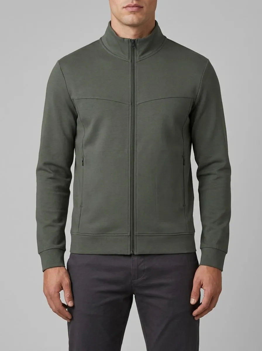 Yamamay_Hunter Green_Sweatshirt - Easy Living_AMAU191007_115_00