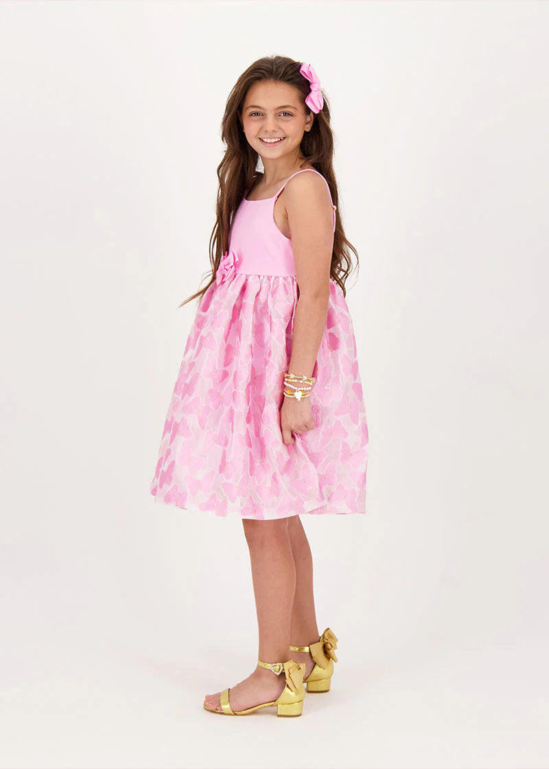 Apollo Butterfly Strappy Dress Rose_APOLLO_Rose_03