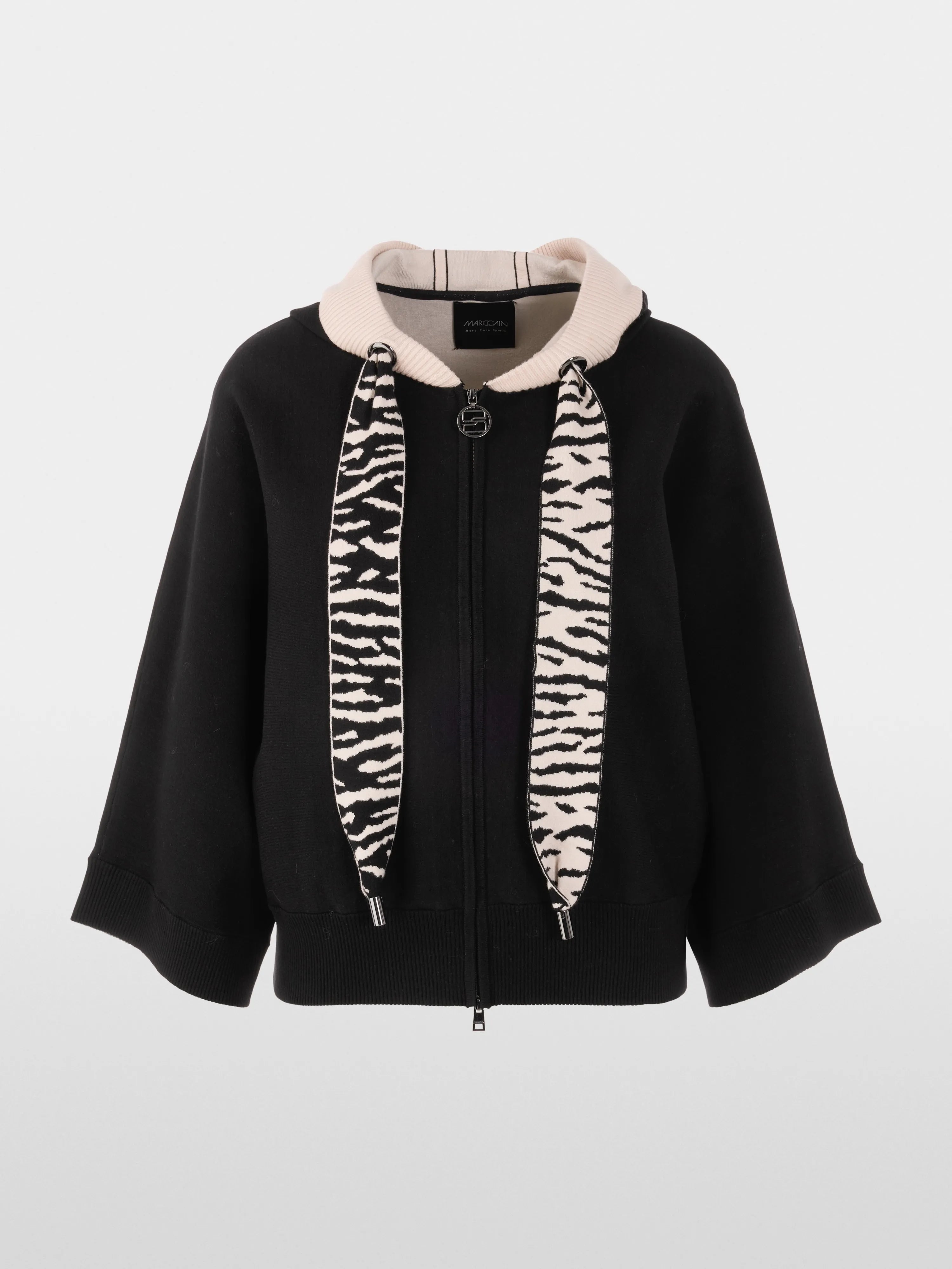 Marc Cain_Black_ÔRethink TogetherÕ Cardigan_AS 39.03 M57_900_06