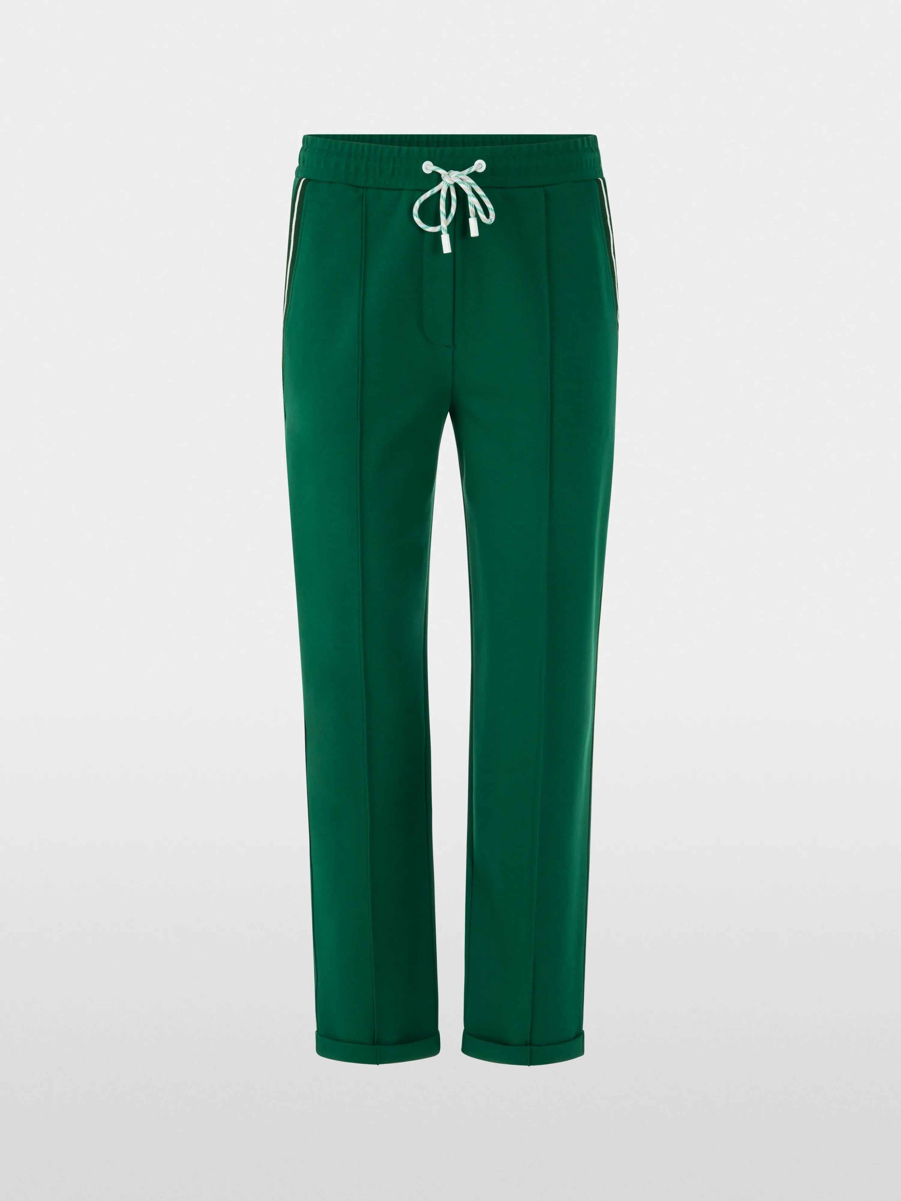 Marccain Dark Jade Green Women FRIA Pull-On Trousers in Cotton Blend SKU: AS 81.26 J54_556 Image 06