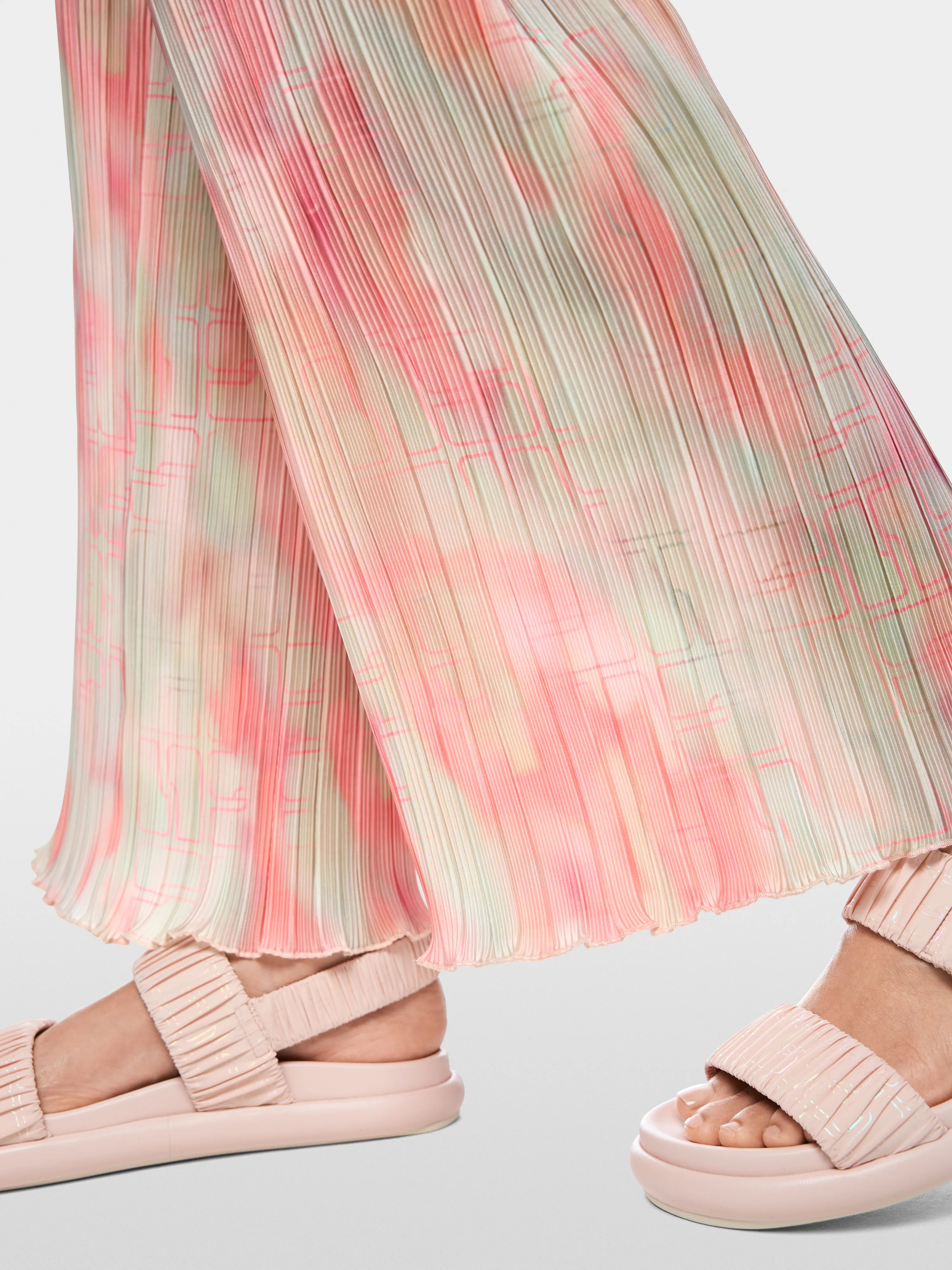 Marc Cain Candlelight Peach Women Pleated Trousers Wolin SKU: AS 81.47 W37_231 Image 04