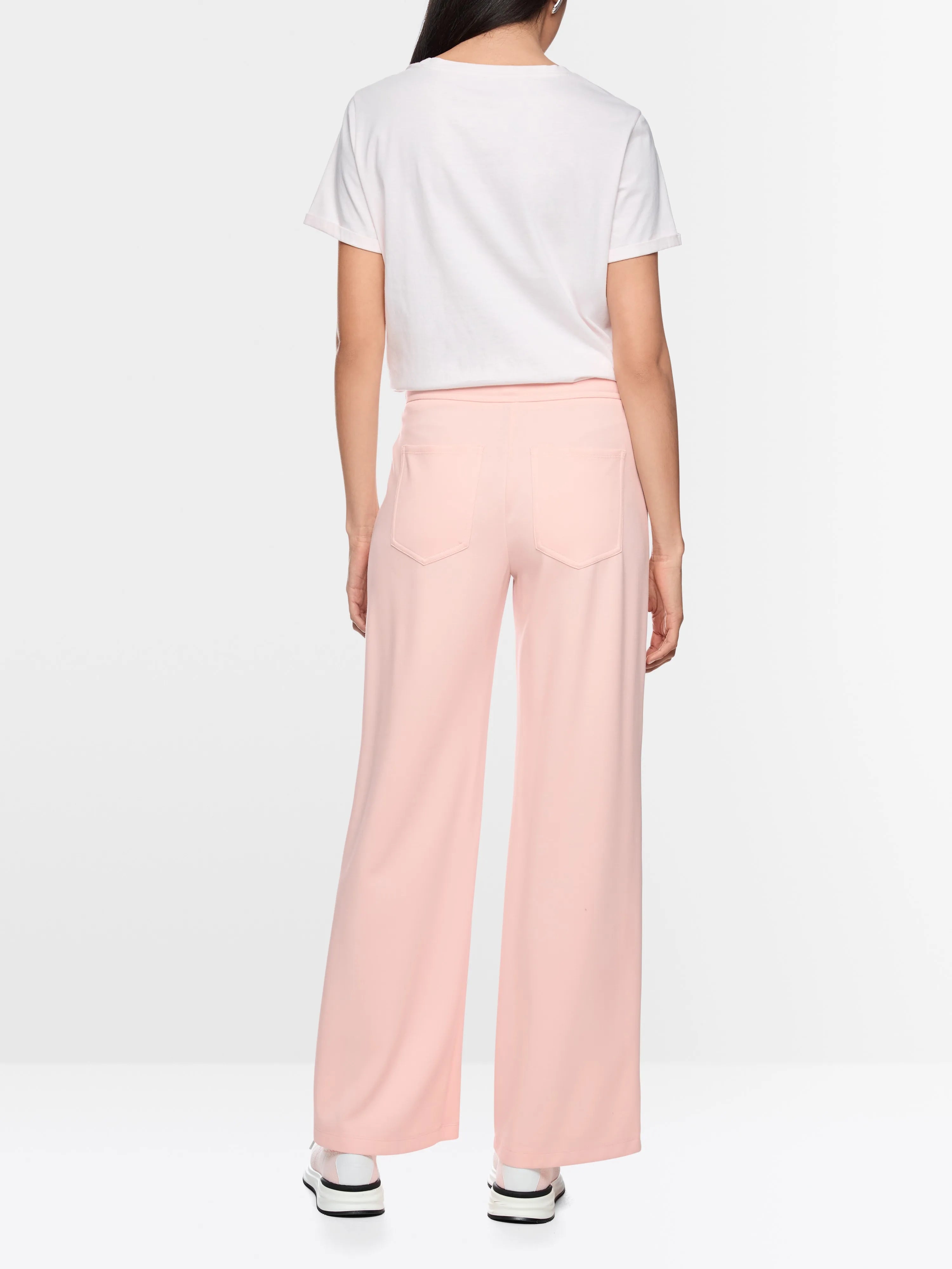 Marc Cain Rosewater New Women Welkom Wide-Cut Trousers SKU: AS 81.58 J58_202 Image 02