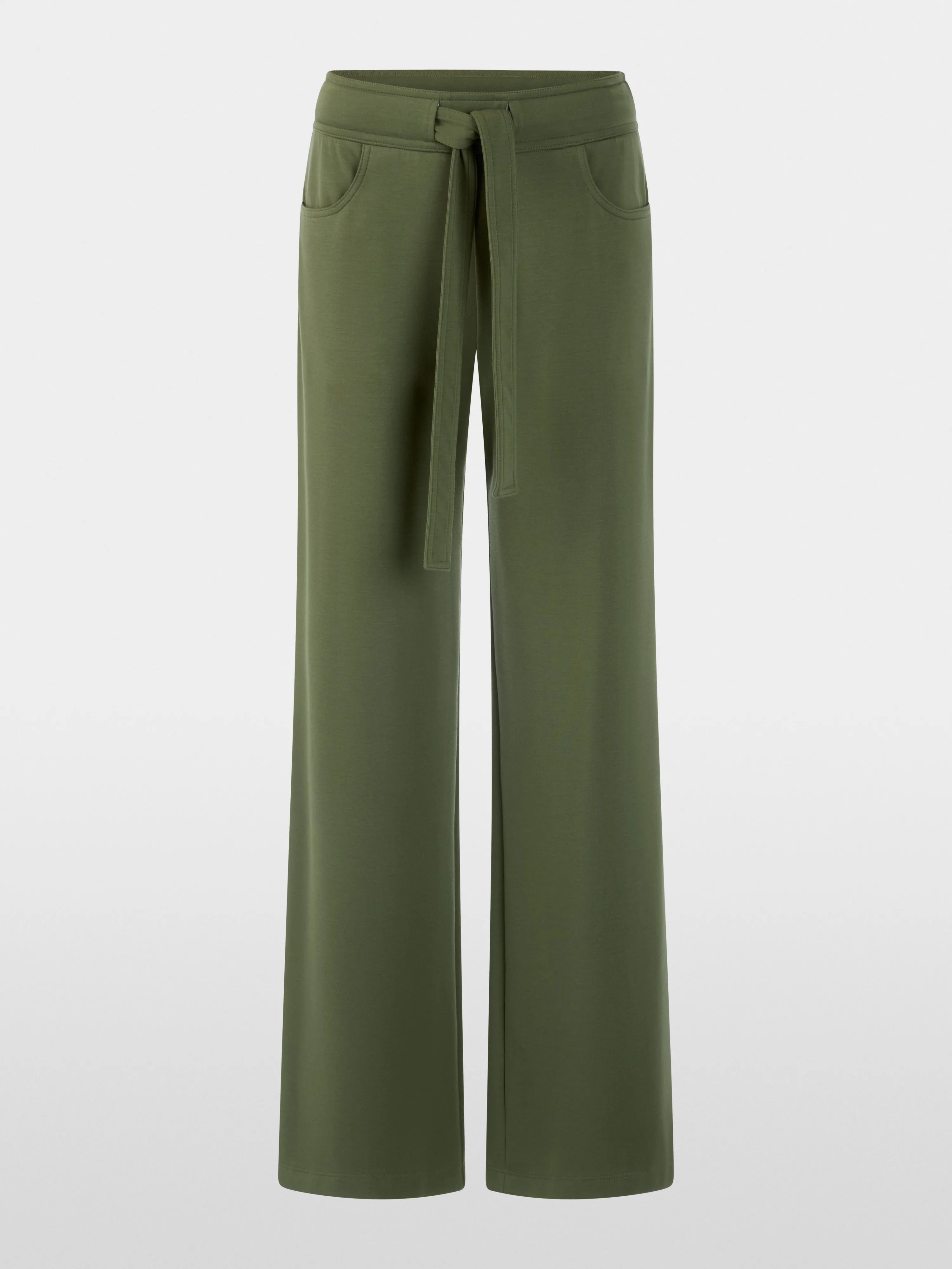 Marc Cain Olivine Women Welkom Wide-Cut Trousers SKU: AS 81.58 J58_574 Image 06